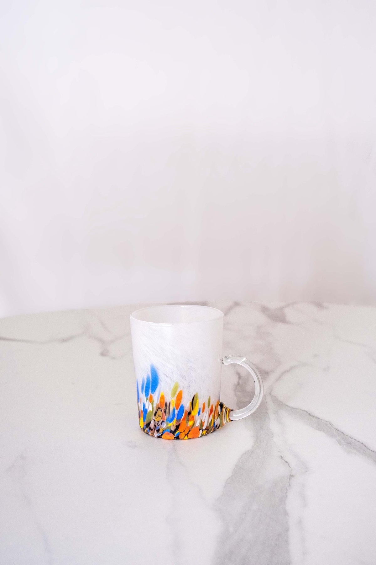 Murano Glass Mug | Certified Murano Glass | Made in Italy | Handmade Mug | Collection Roma