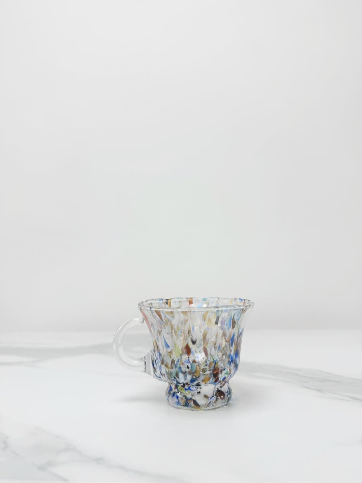 Murano Glass Mug | Certified Murano Glass | Made in Italy | Handmade Mug | Collection Campanella Caffè