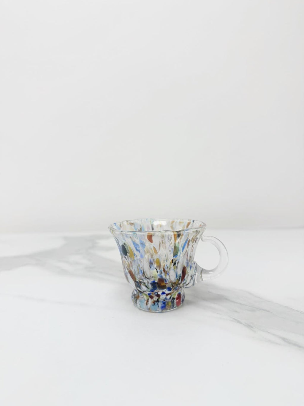 Murano Glass Mug | Certified Murano Glass | Made in Italy | Handmade Mug | Collection Campanella Caffè