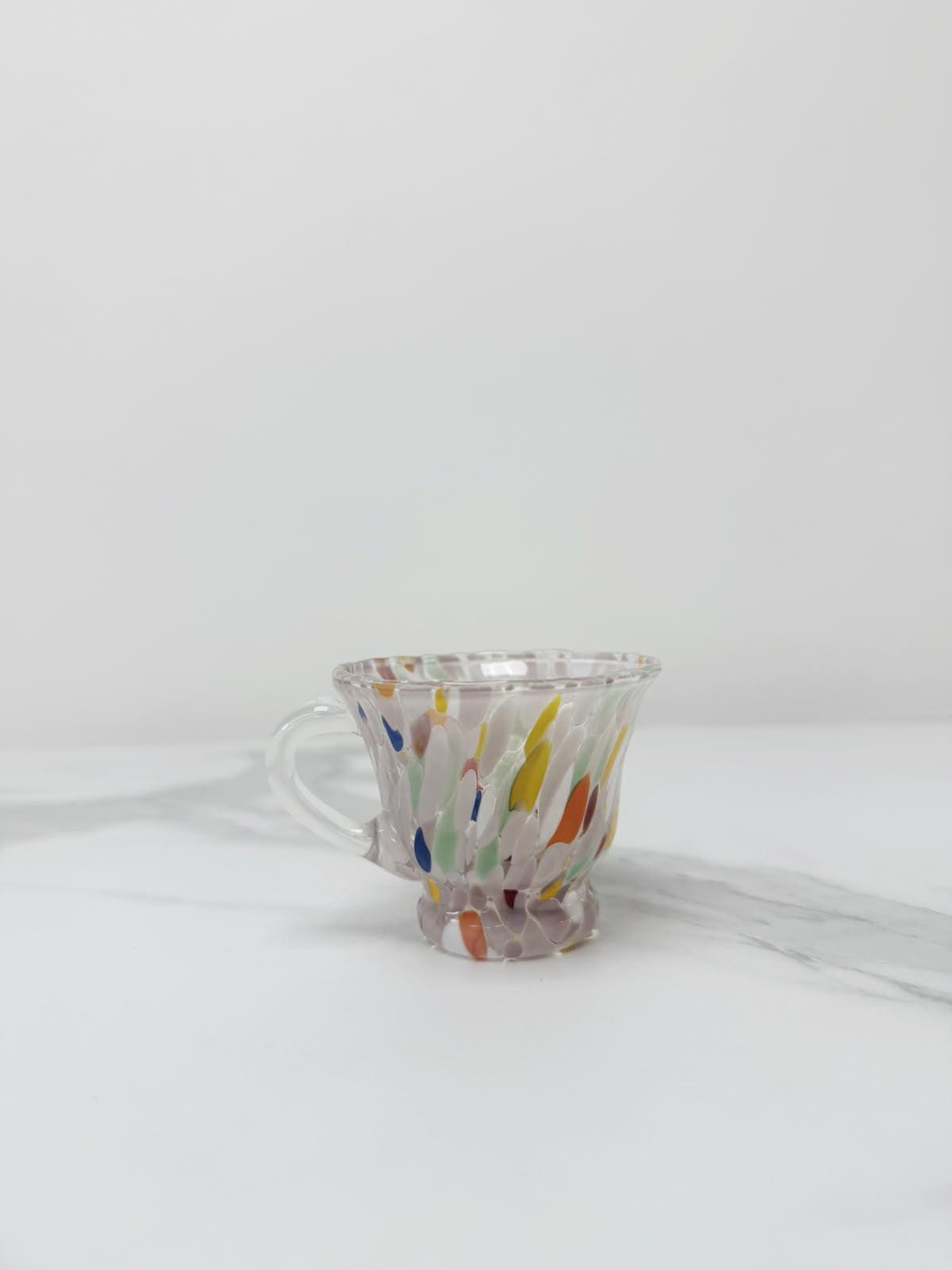Murano Glass Mug | Certified Murano Glass | Made in Italy | Handmade Mug | Collection Campanella Caffè