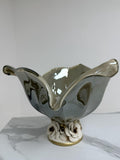 Murano Glass Centerpiece | Certified Murano Glass | Made in Italy | Table Decoration | Collection White Crystal