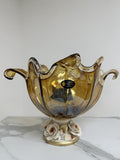 Murano Glass Centerpiece | Certified Murano Glass | Made in Italy | Table Decoration | Collection White Crystal