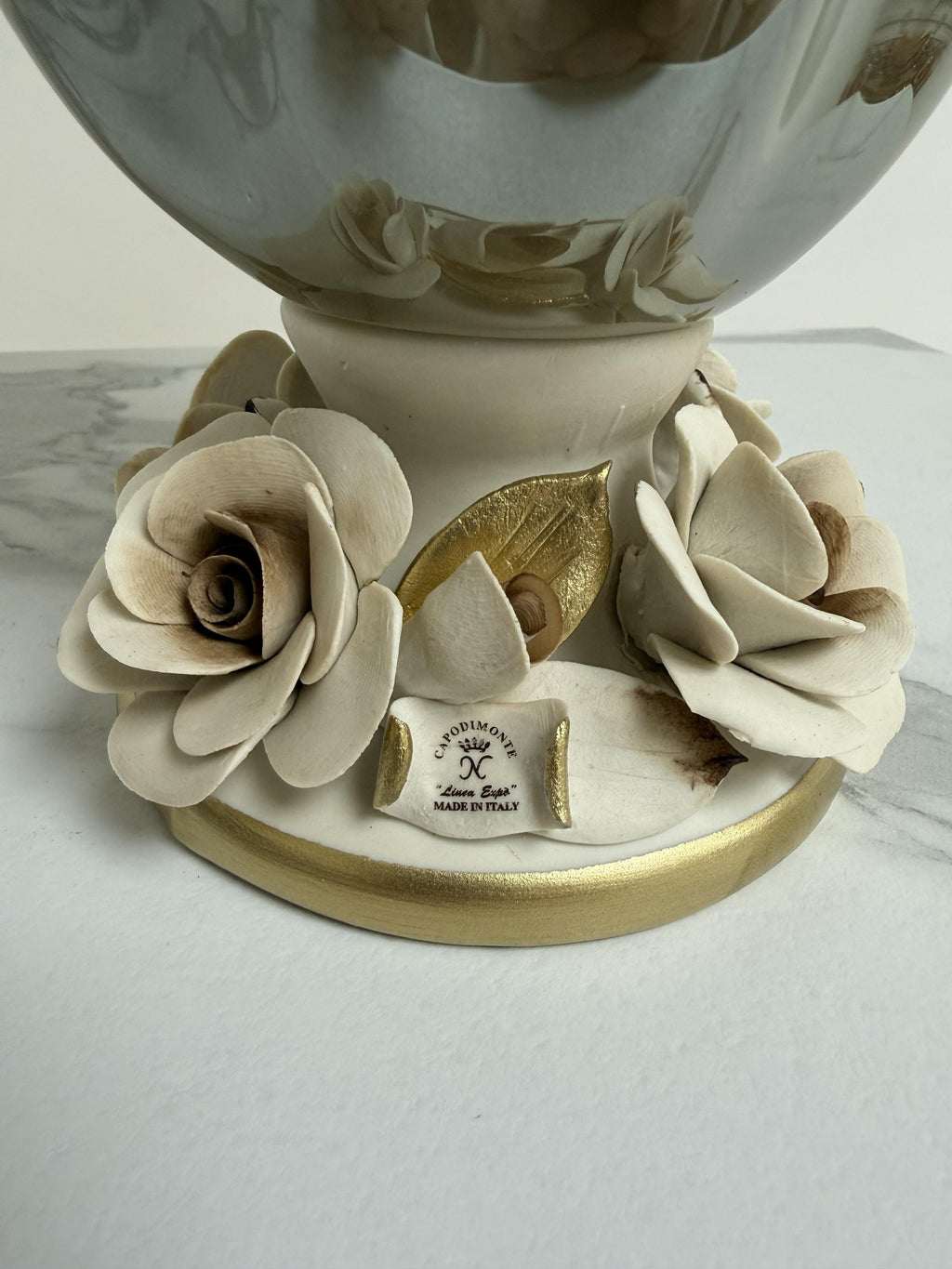 Murano Glass Vase | Certified Murano Glass | Made in Italy | Decorative Vase | Collection White Crystal