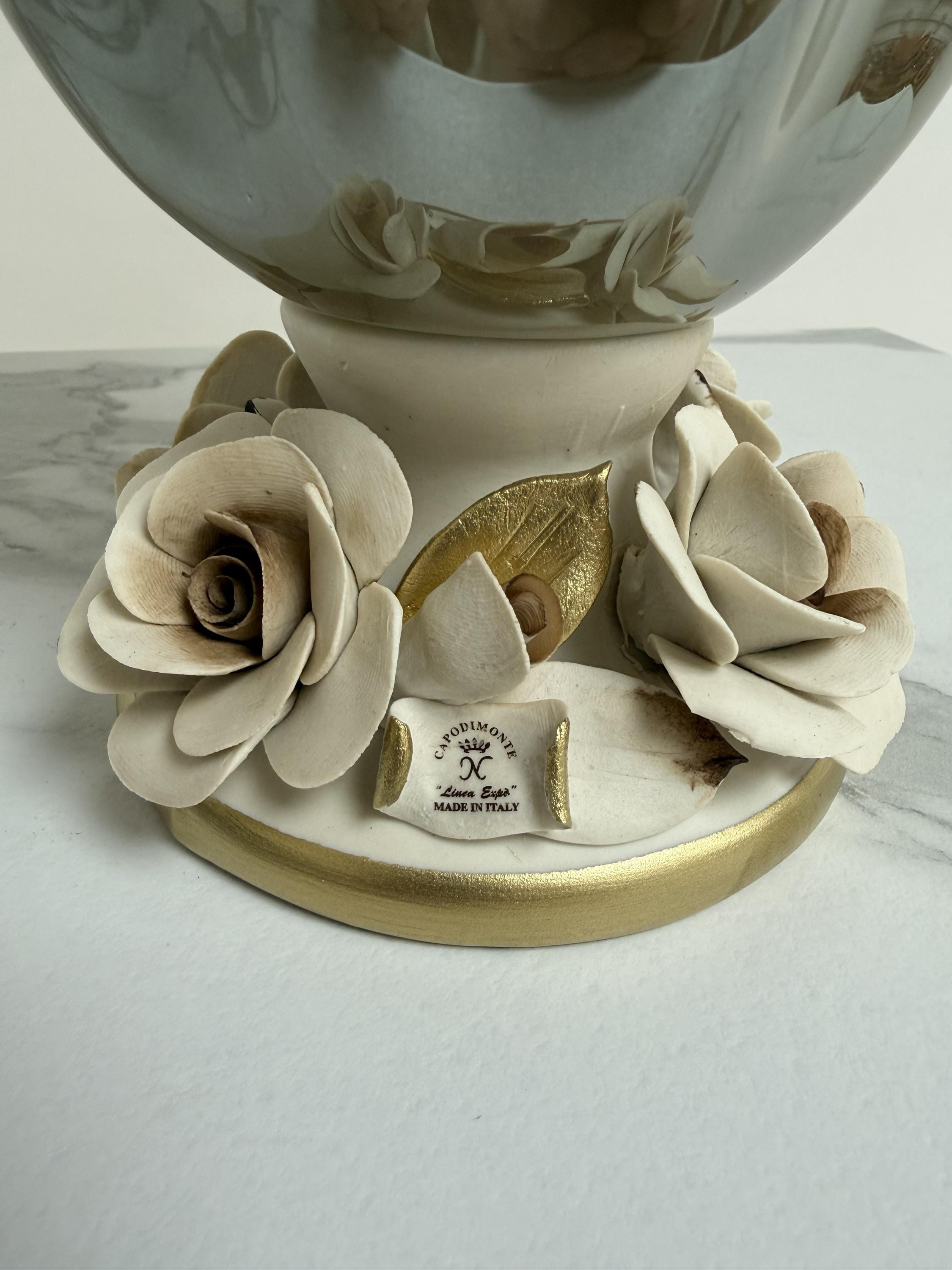 Murano Glass Vase | Certified Murano Glass | Made in Italy | Decorative Vase | Collection White Crystal