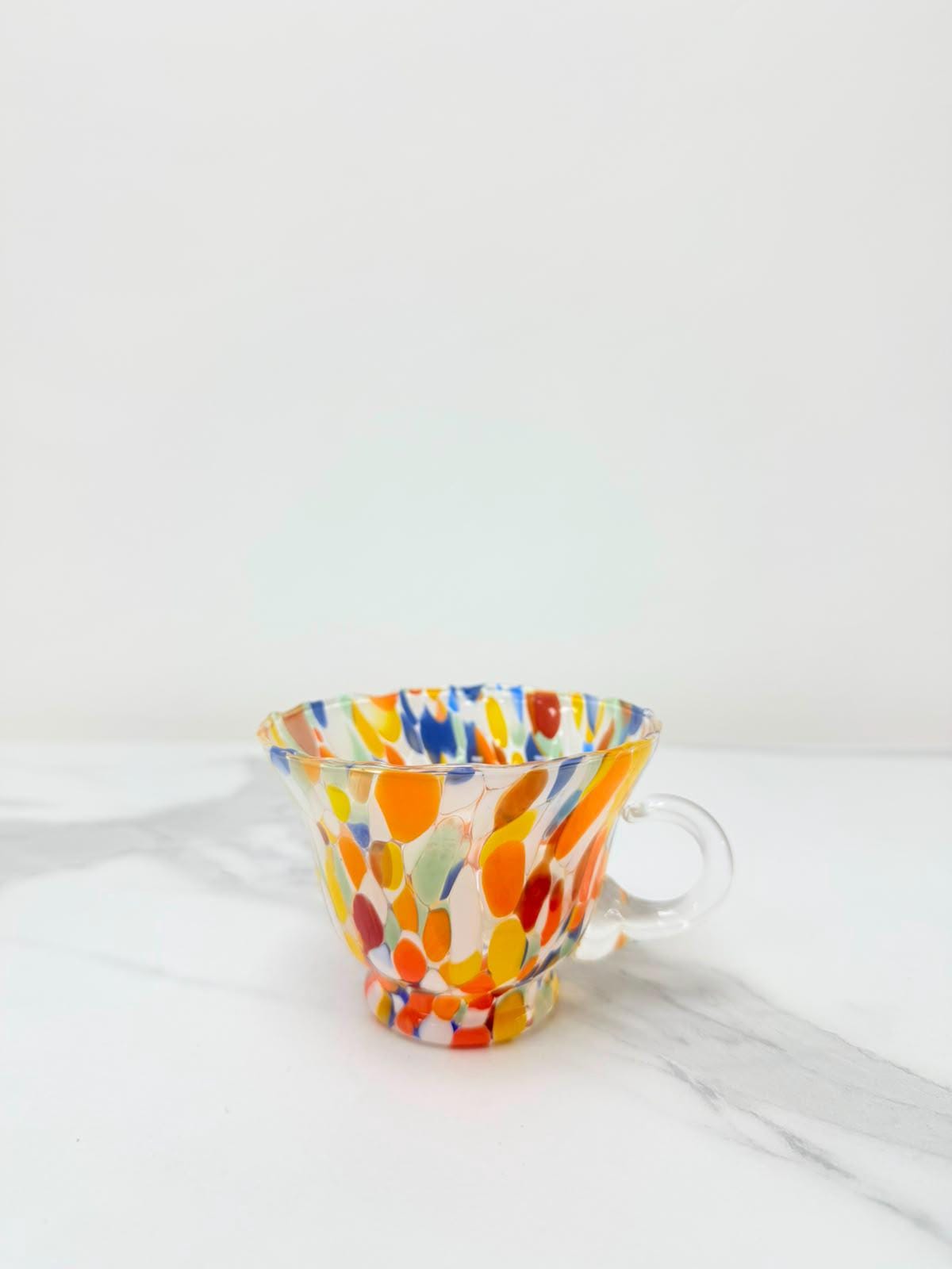 Murano Glass Mug | Certified Murano Glass | Made in Italy | Handmade Mug | Collection Campanella