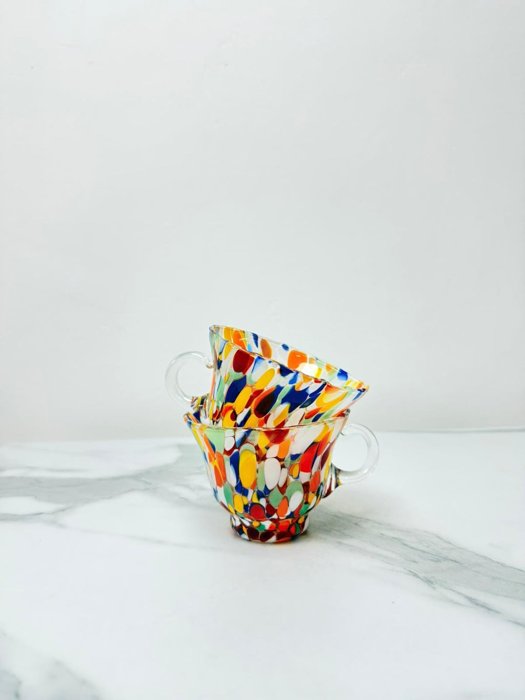 Murano Glass Mug | Certified Murano Glass | Made in Italy | Handmade Mug | Collection Campanella