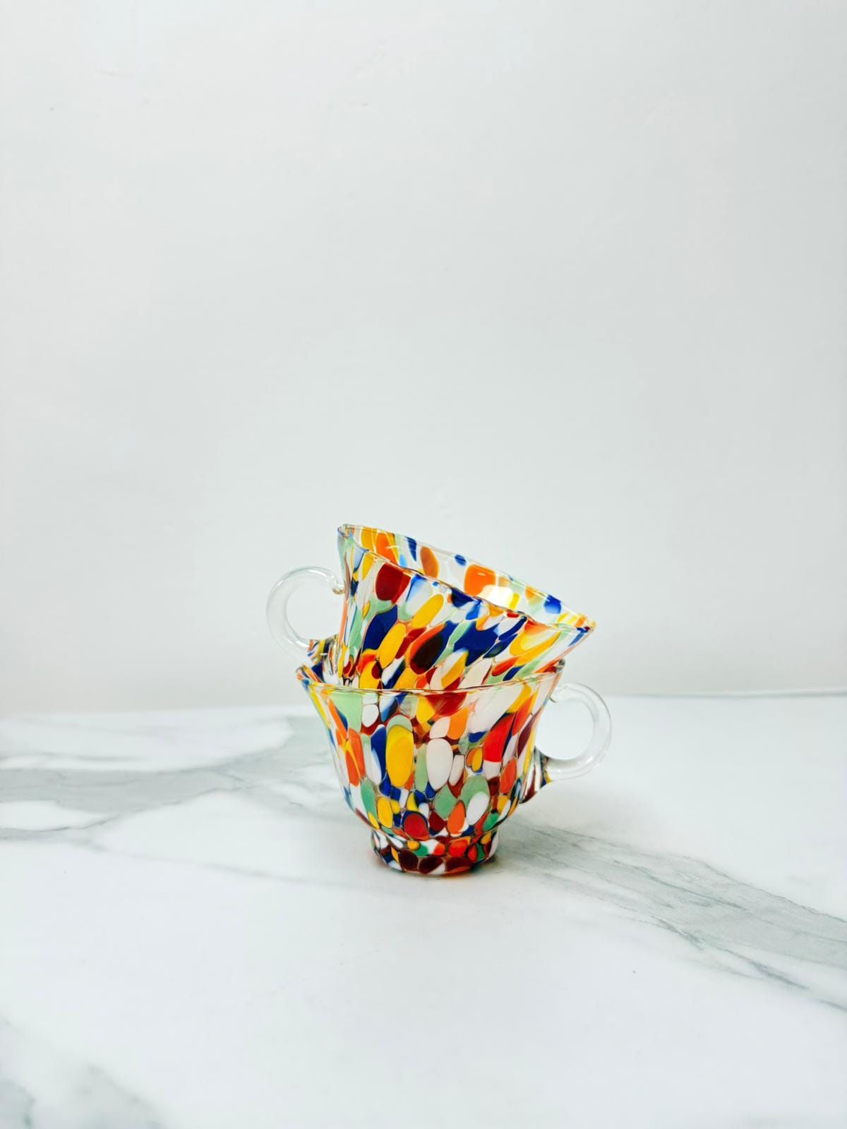 Murano Glass Mug | Certified Murano Glass | Made in Italy | Handmade Mug | Collection Campanella
