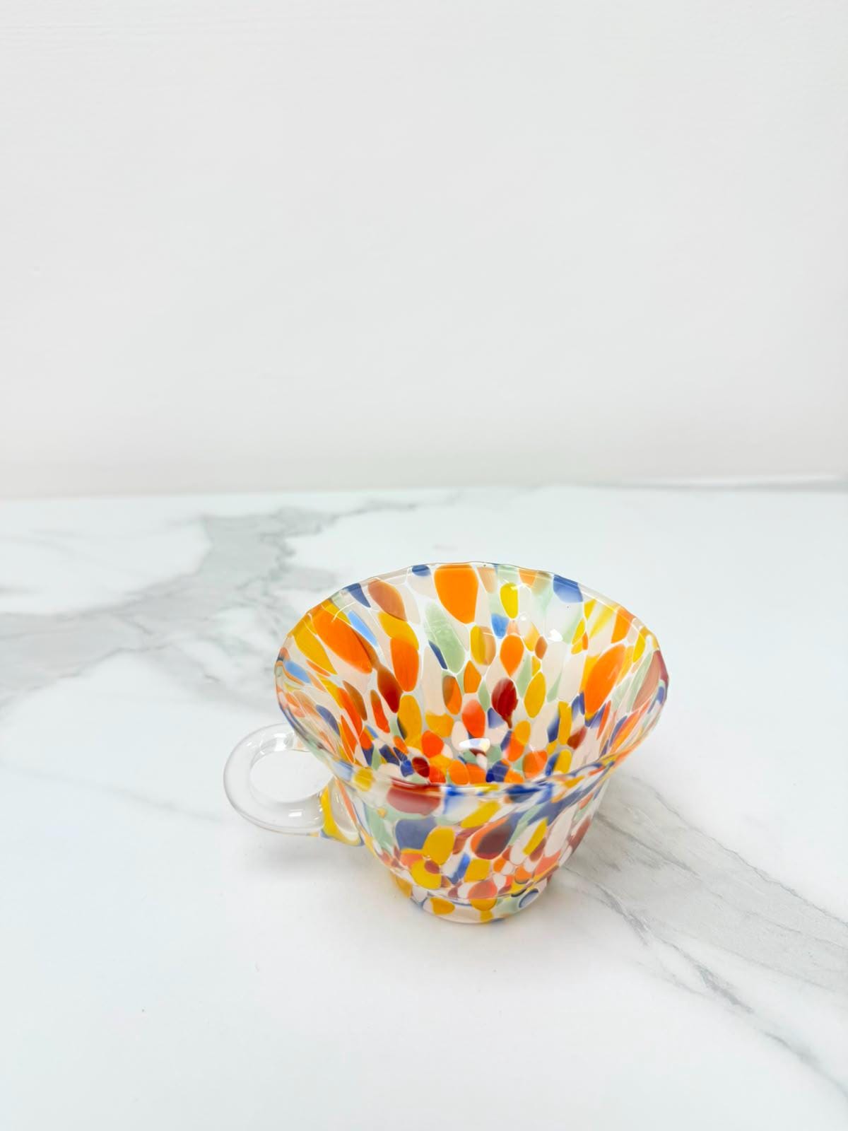 Murano Glass Mug | Certified Murano Glass | Made in Italy | Handmade Mug | Collection Campanella