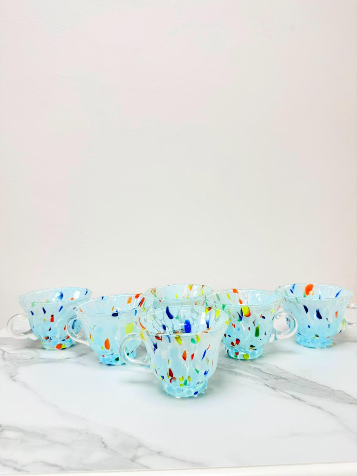 Murano Glass Mug | Certified Murano Glass | Made in Italy | Handmade Mug | Collection Campanella