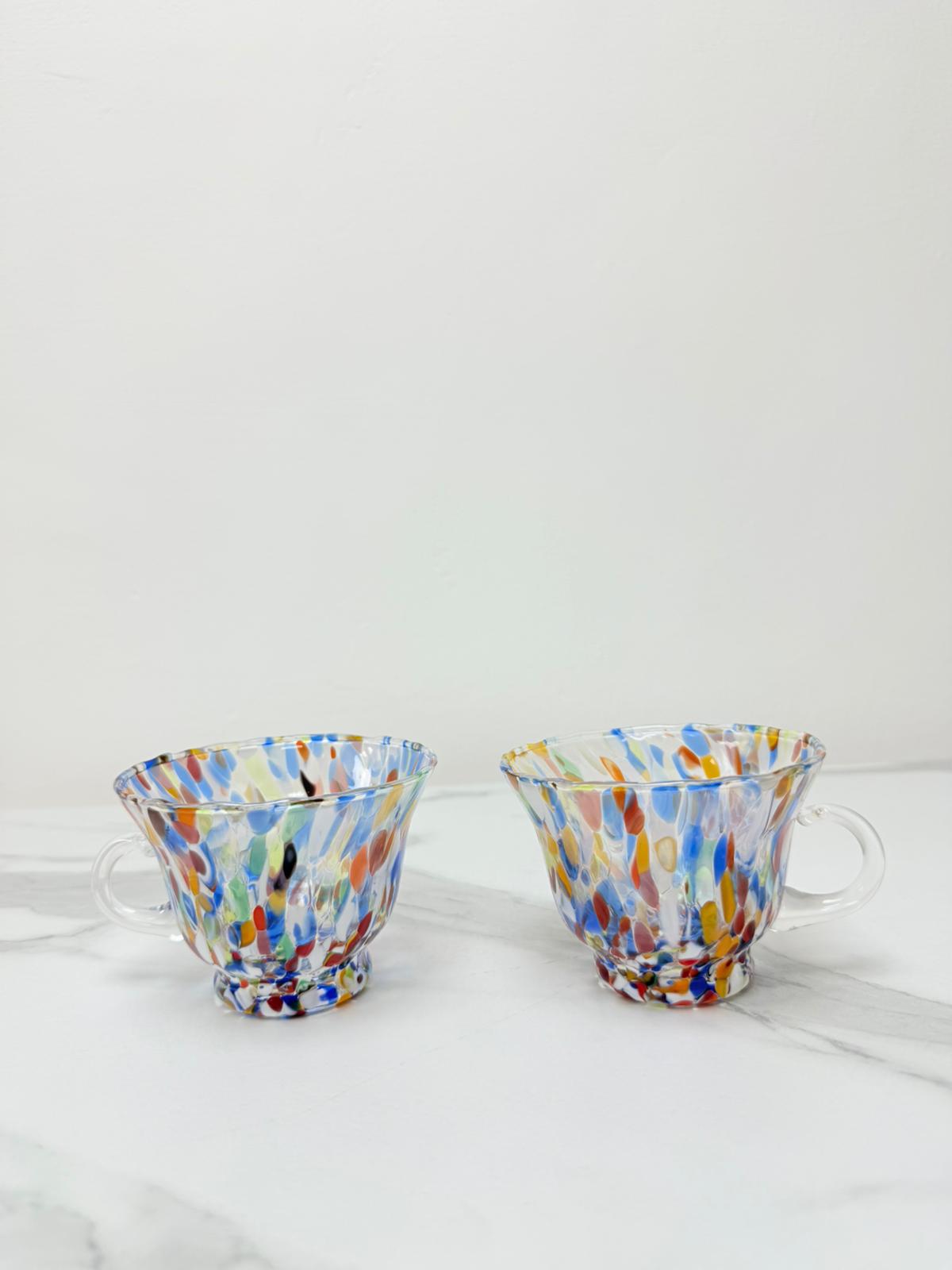 Murano Glass Mug | Certified Murano Glass | Made in Italy | Handmade Mug | Collection Campanella