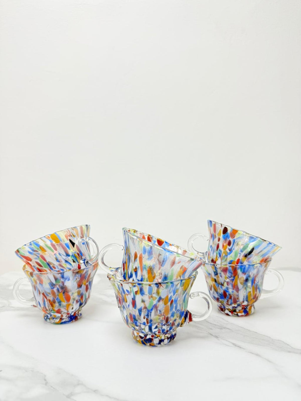 Murano Glass Mug | Certified Murano Glass | Made in Italy | Handmade Mug | Collection Campanella