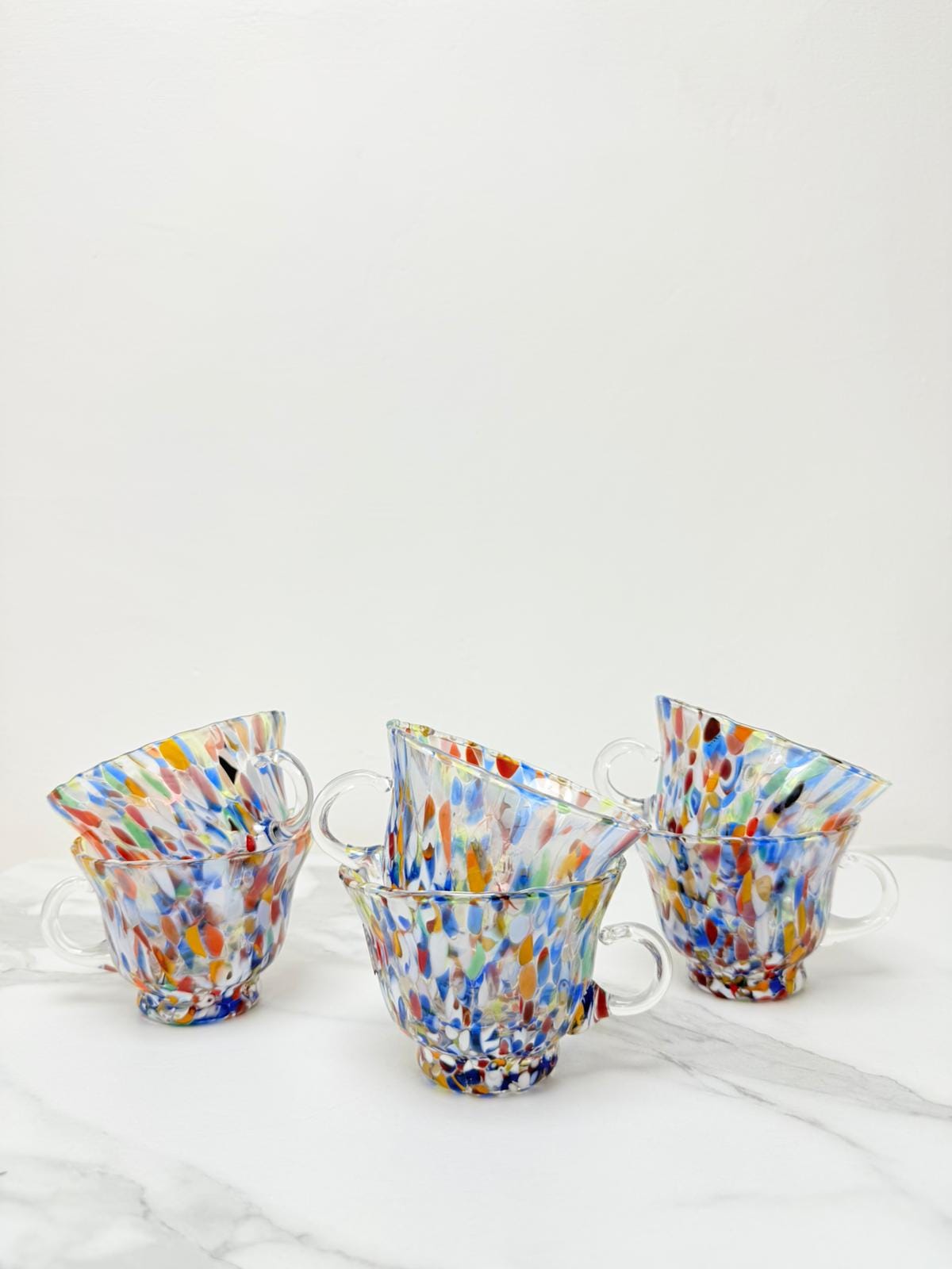 Murano Glass Mug | Certified Murano Glass | Made in Italy | Handmade Mug | Collection Campanella