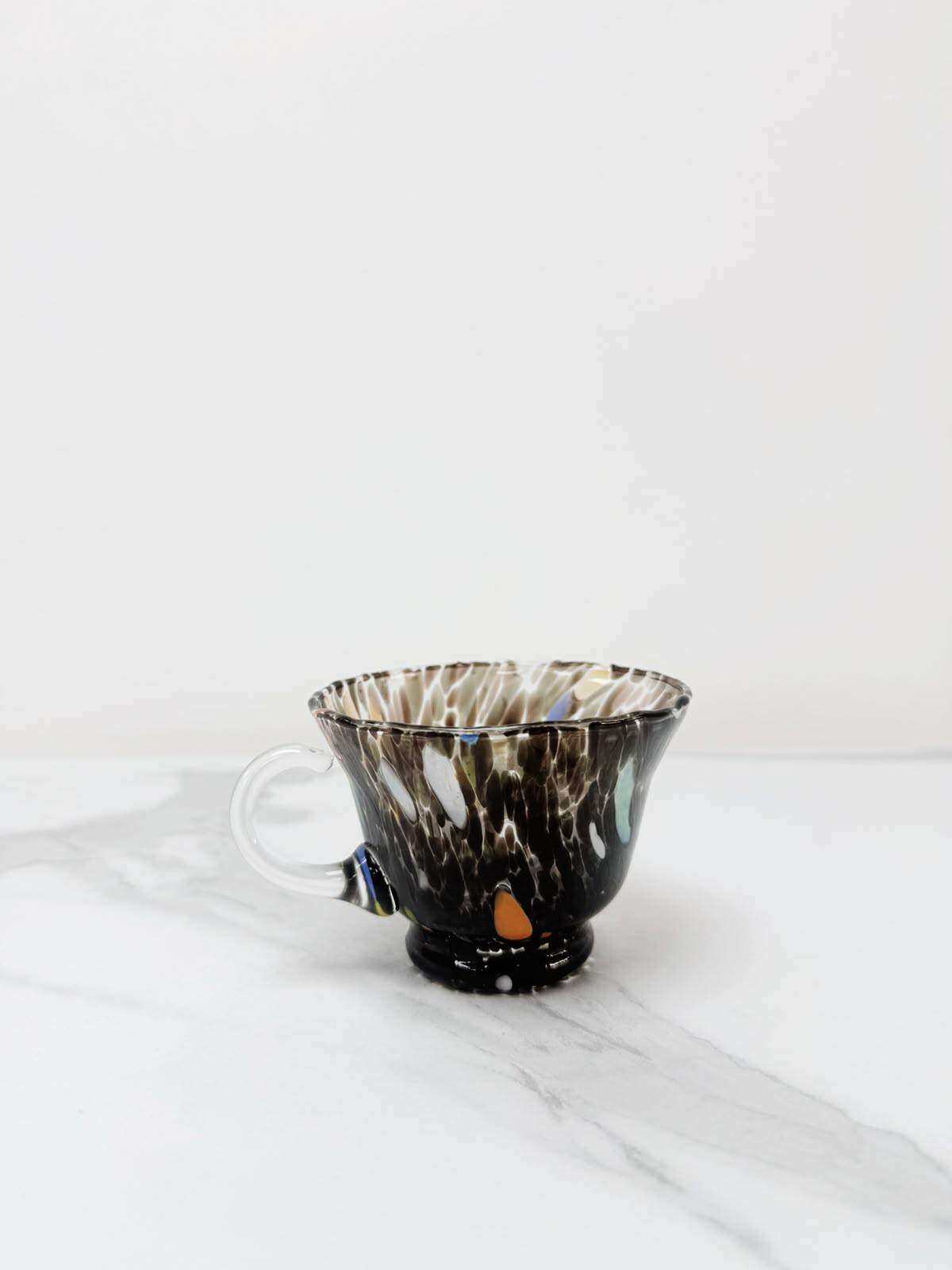 Murano Glass Mug | Certified Murano Glass | Made in Italy | Handmade Mug | Collection Campanella
