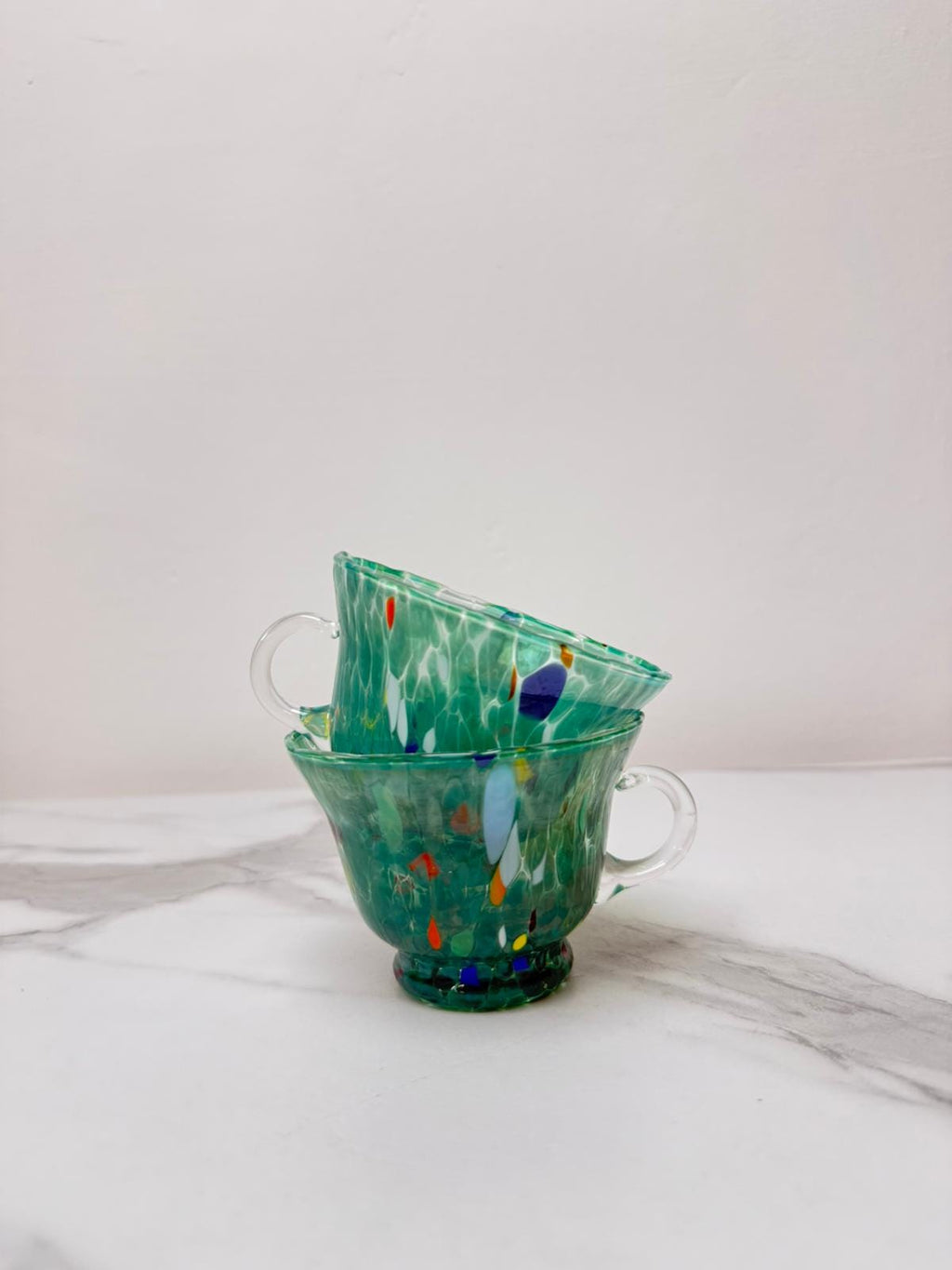 Murano Glass Mug | Certified Murano Glass | Made in Italy | Handmade Mug | Collection Campanella