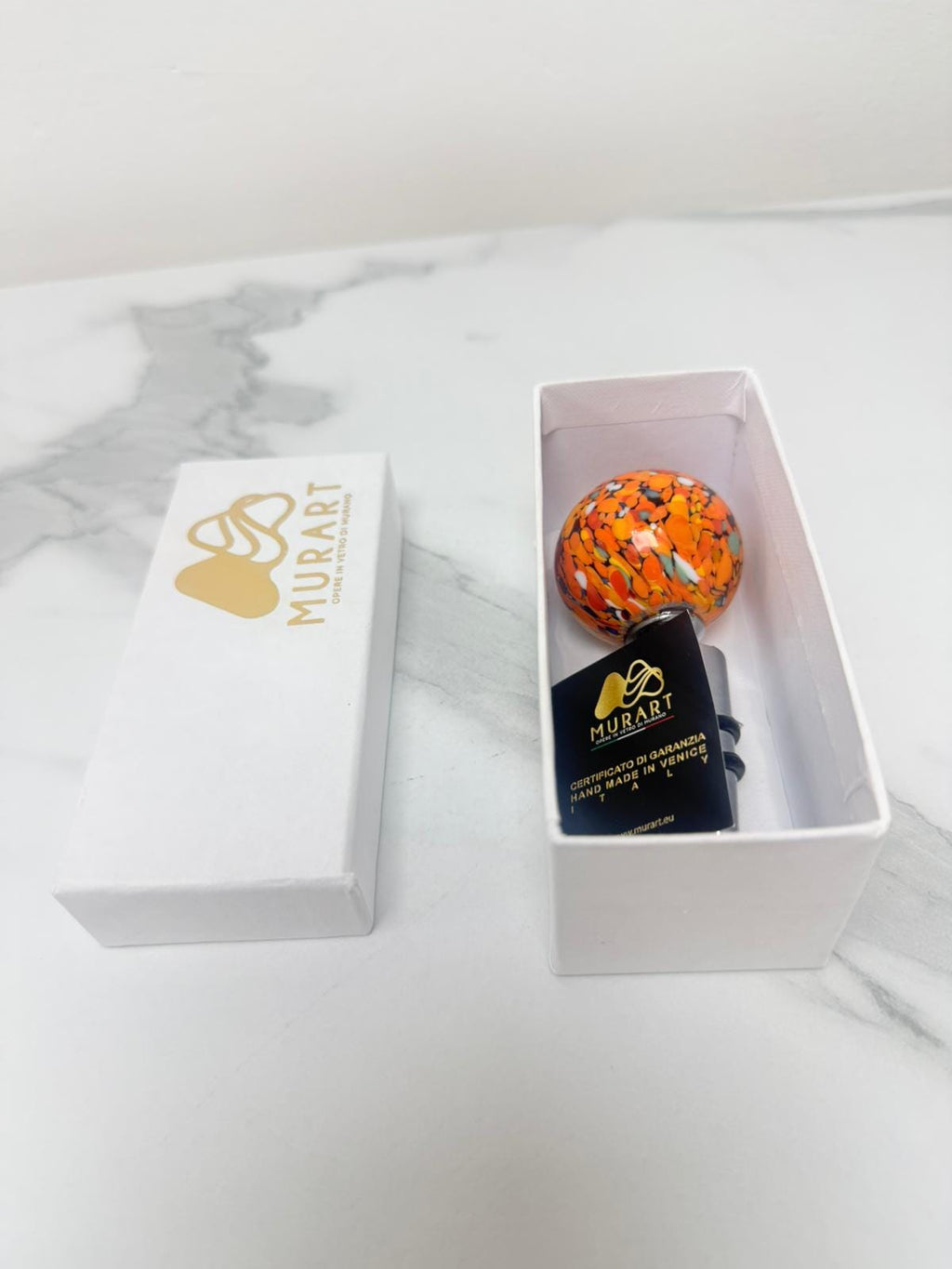 Murano Bottle Stopper | Certified Murano Glass | Made in Italy | Decorative Bottle Stopper