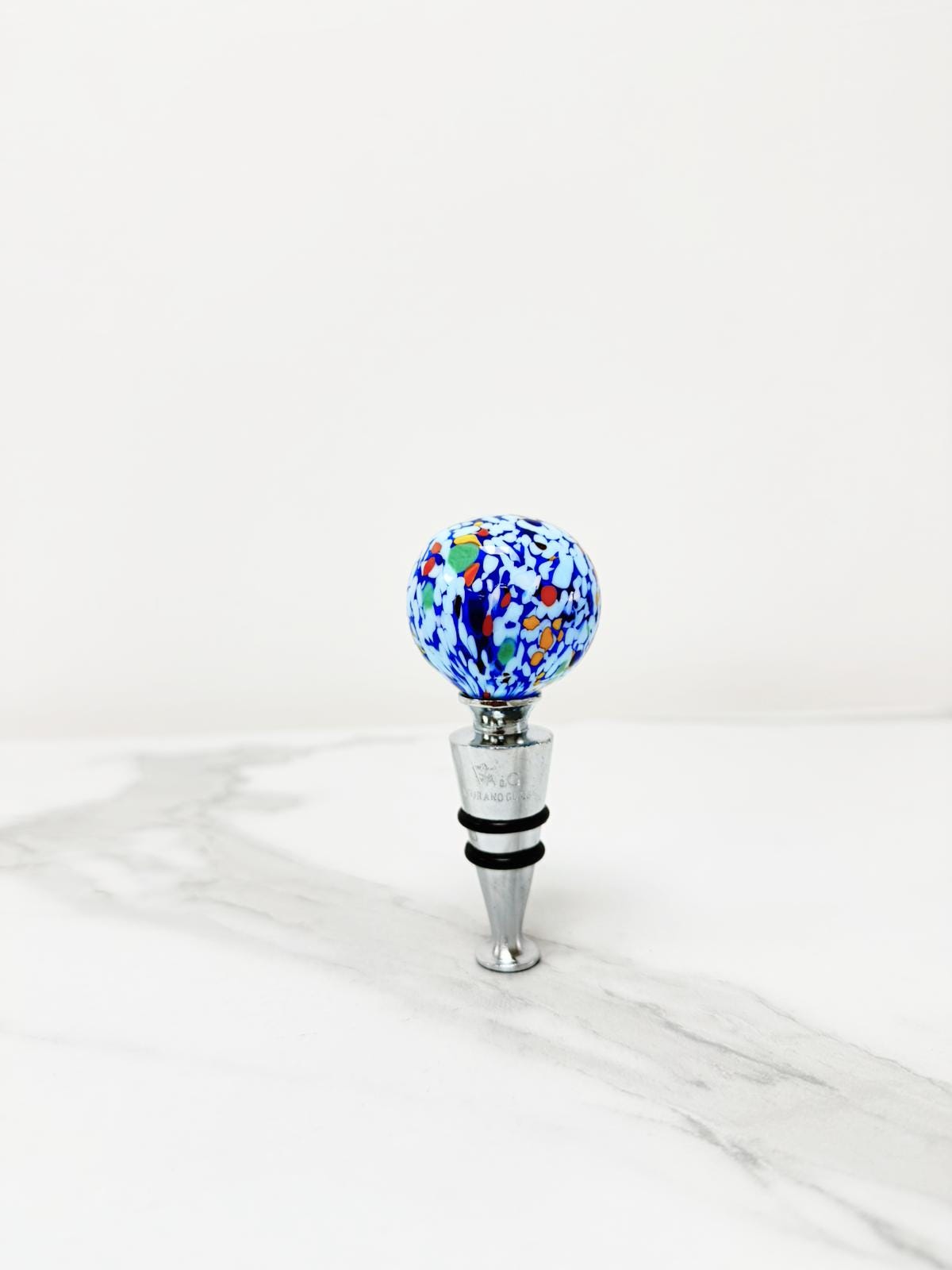 Murano Bottle Stopper | Certified Murano Glass | Made in Italy | Decorative Bottle Stopper
