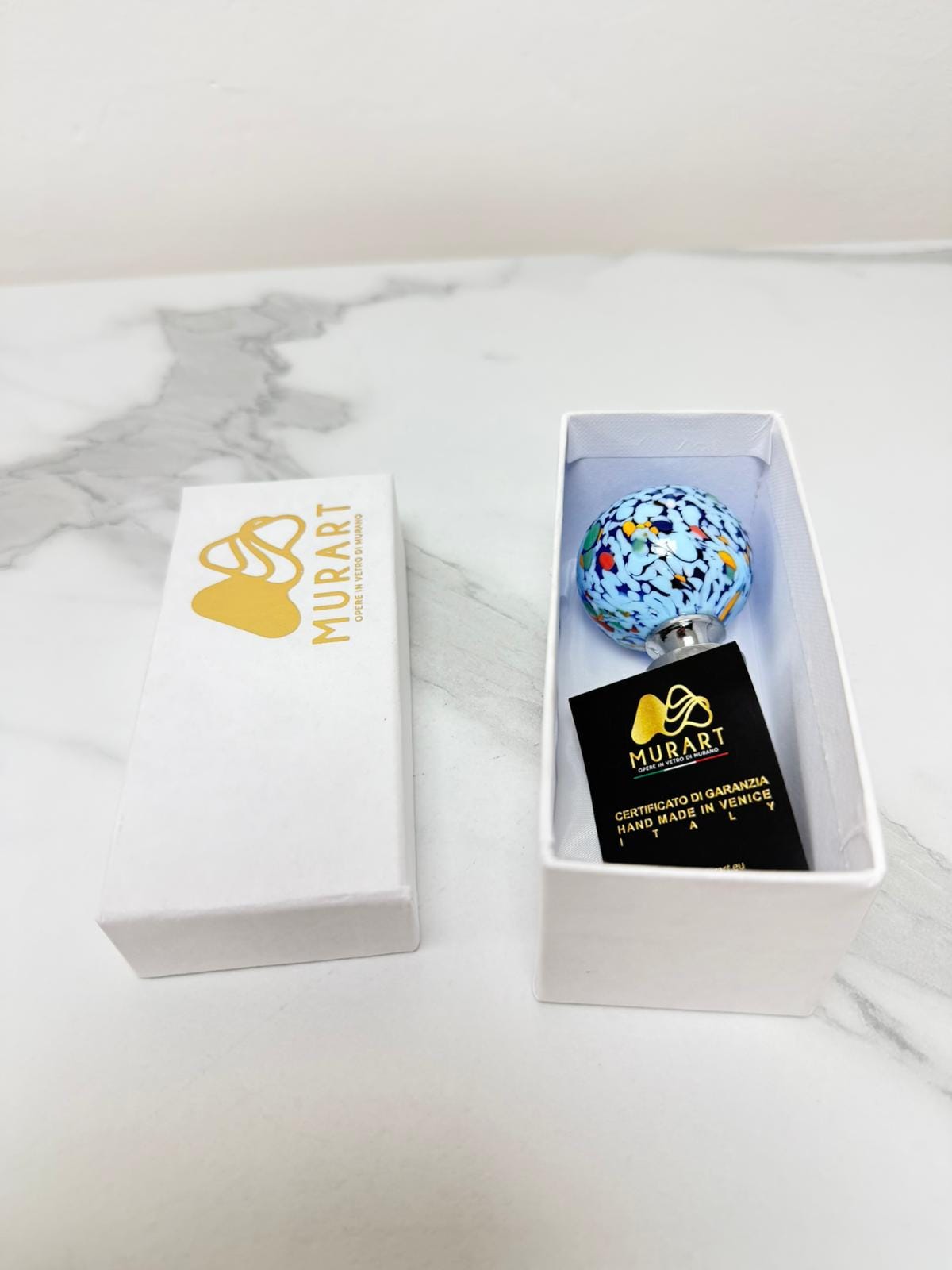 Murano Bottle Stopper | Certified Murano Glass | Made in Italy | Decorative Bottle Stopper