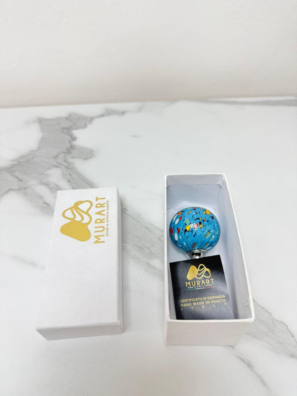 Murano Bottle Stopper | Certified Murano Glass | Made in Italy | Decorative Bottle Stopper
