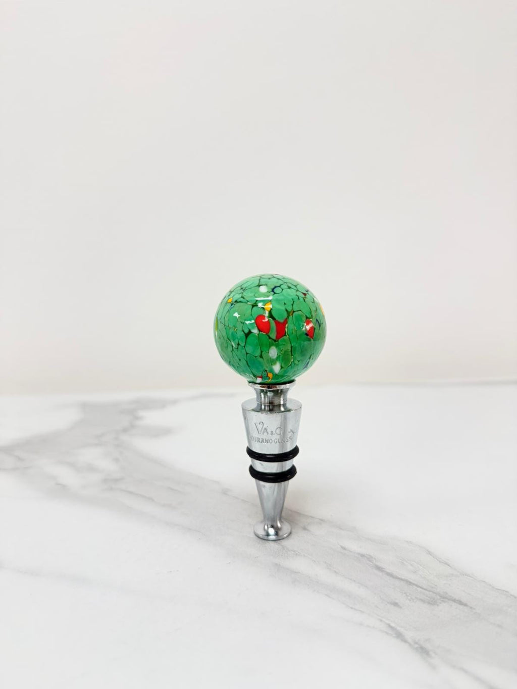 Murano Bottle Stopper | Certified Murano Glass | Made in Italy | Decorative Bottle Stopper