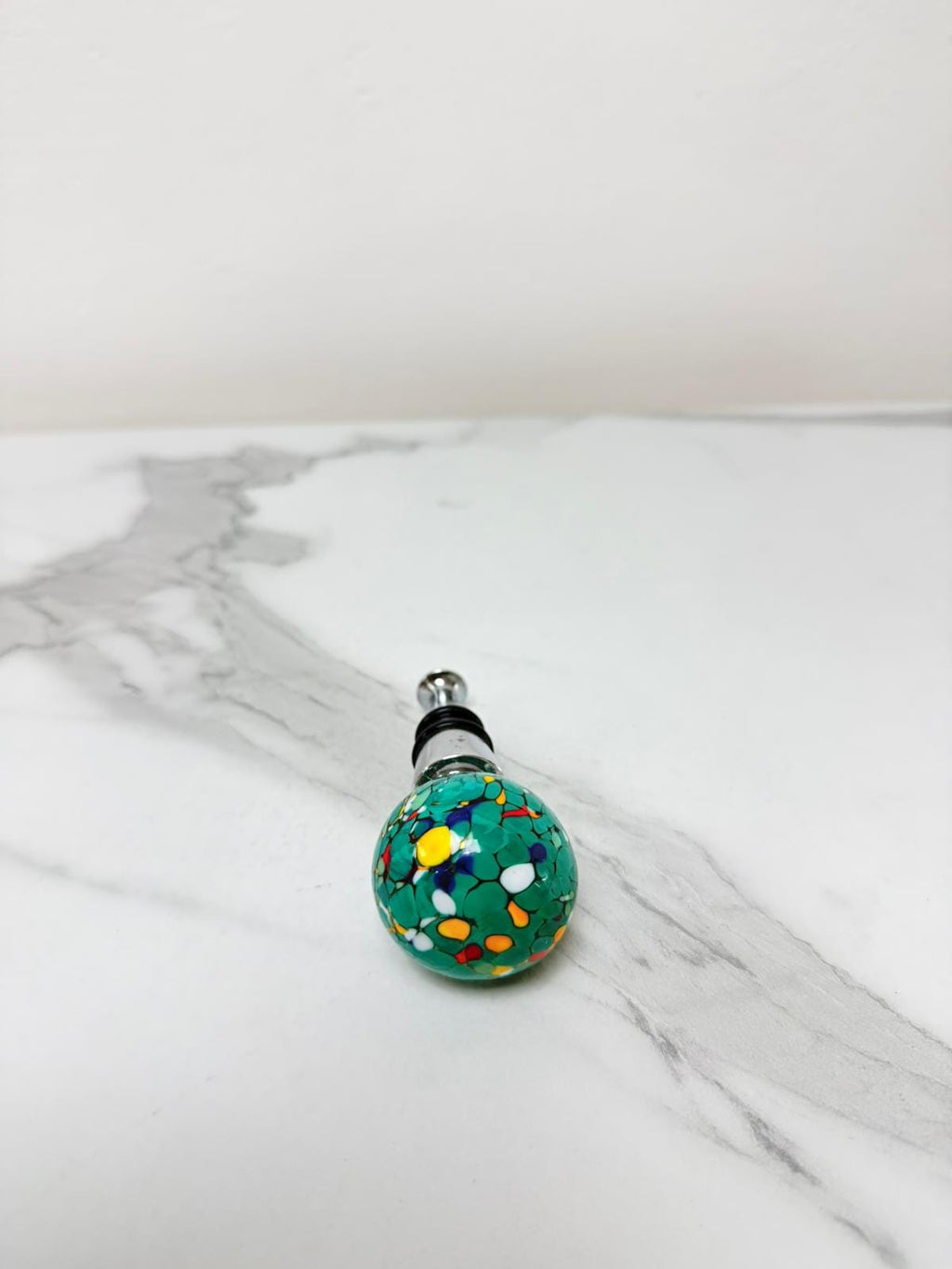 Murano Bottle Stopper | Certified Murano Glass | Made in Italy | Decorative Bottle Stopper