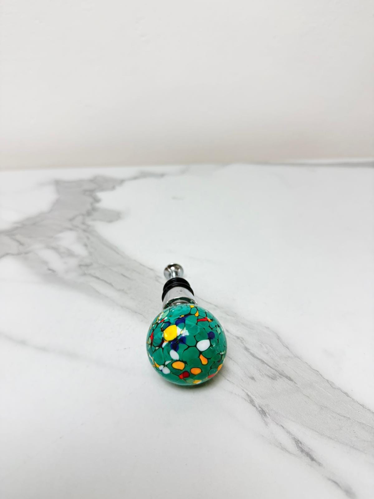 Murano Bottle Stopper | Certified Murano Glass | Made in Italy | Decorative Bottle Stopper