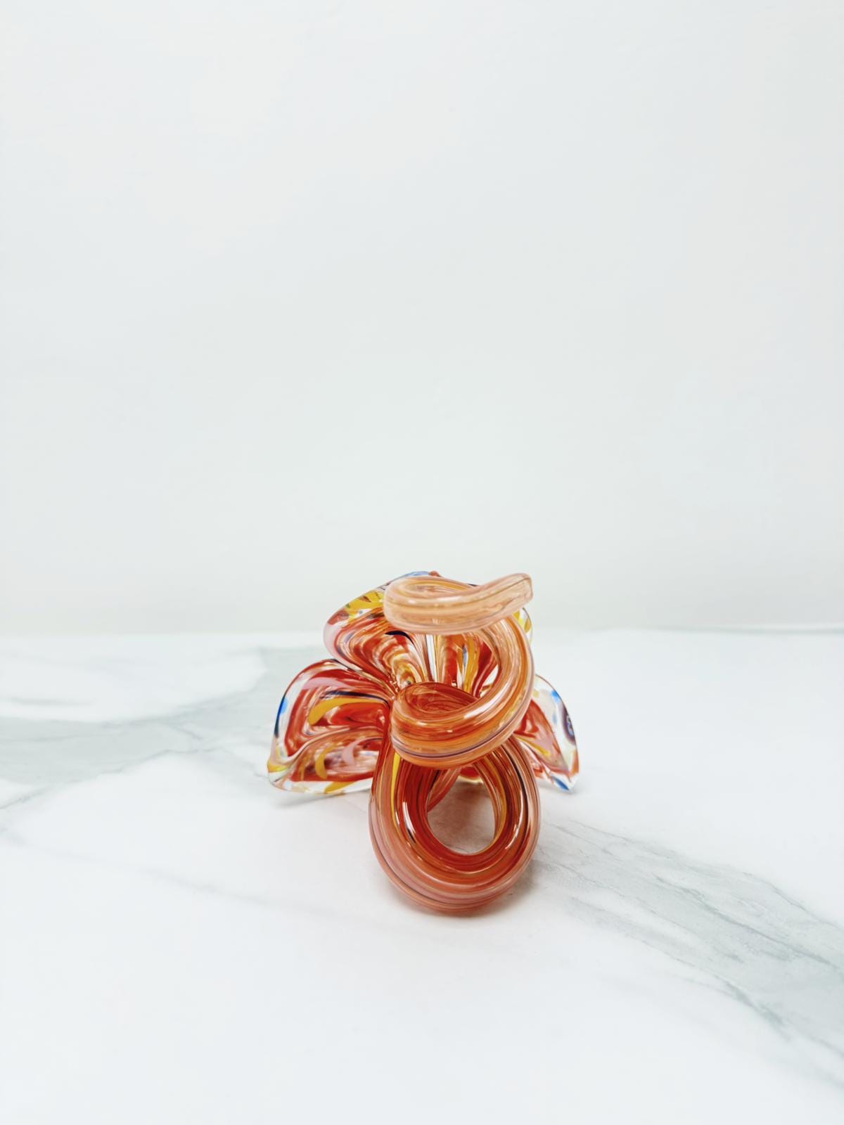 Murano Glass Flower Candle Holder | Certified Murano Glass | Made in Italy | Handmade | Collection 3 petali Mignon