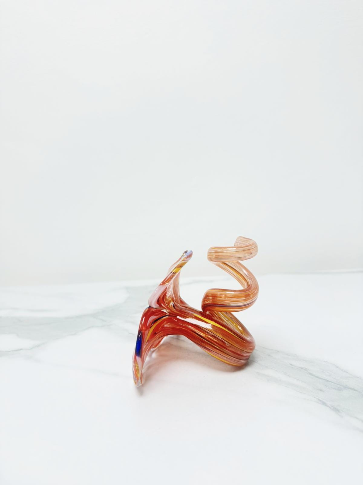 Murano Glass Flower Candle Holder | Certified Murano Glass | Made in Italy | Handmade | Collection 3 petali Mignon