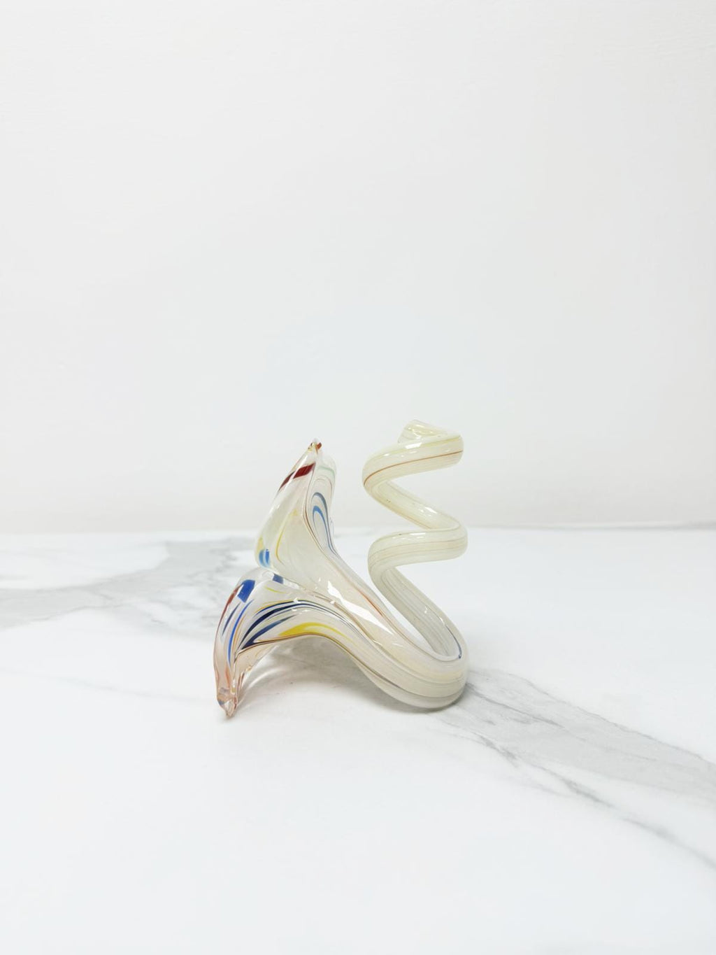 Murano Glass Flower Candle Holder | Certified Murano Glass | Made in Italy | Handmade | Collection 3 petali Mignon