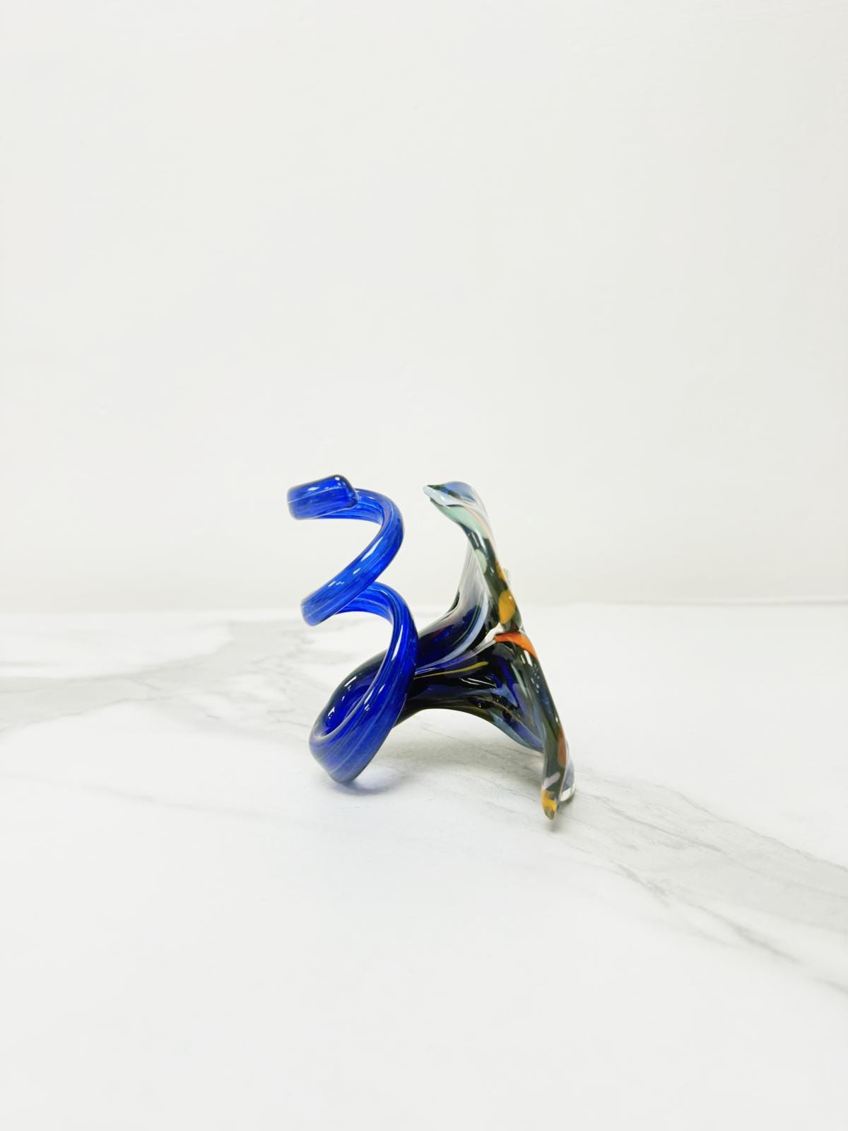 Murano Glass Flower Candle Holder | Certified Murano Glass | Made in Italy | Handmade | Collection 3 petali Mignon