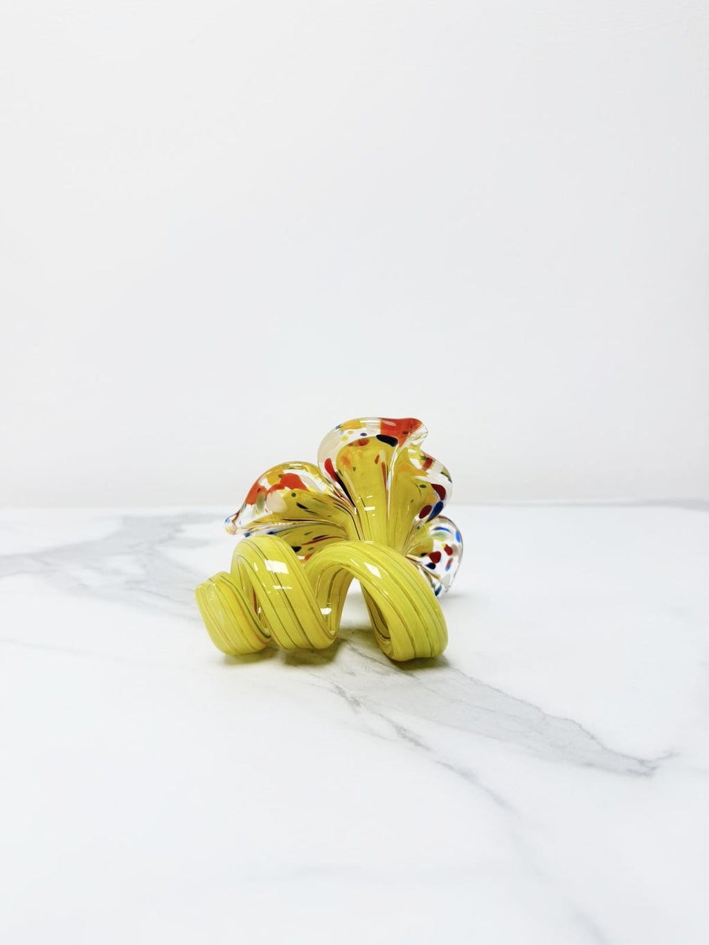Murano Glass Flower Candle Holder | Certified Murano Glass | Made in Italy | Handmade | Collection 3 petali Mignon