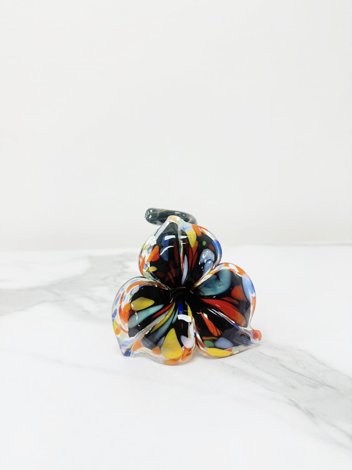 Murano Glass Flower Candle Holder | Certified Murano Glass | Made in Italy | Handmade | Collection 3 petali Mignon