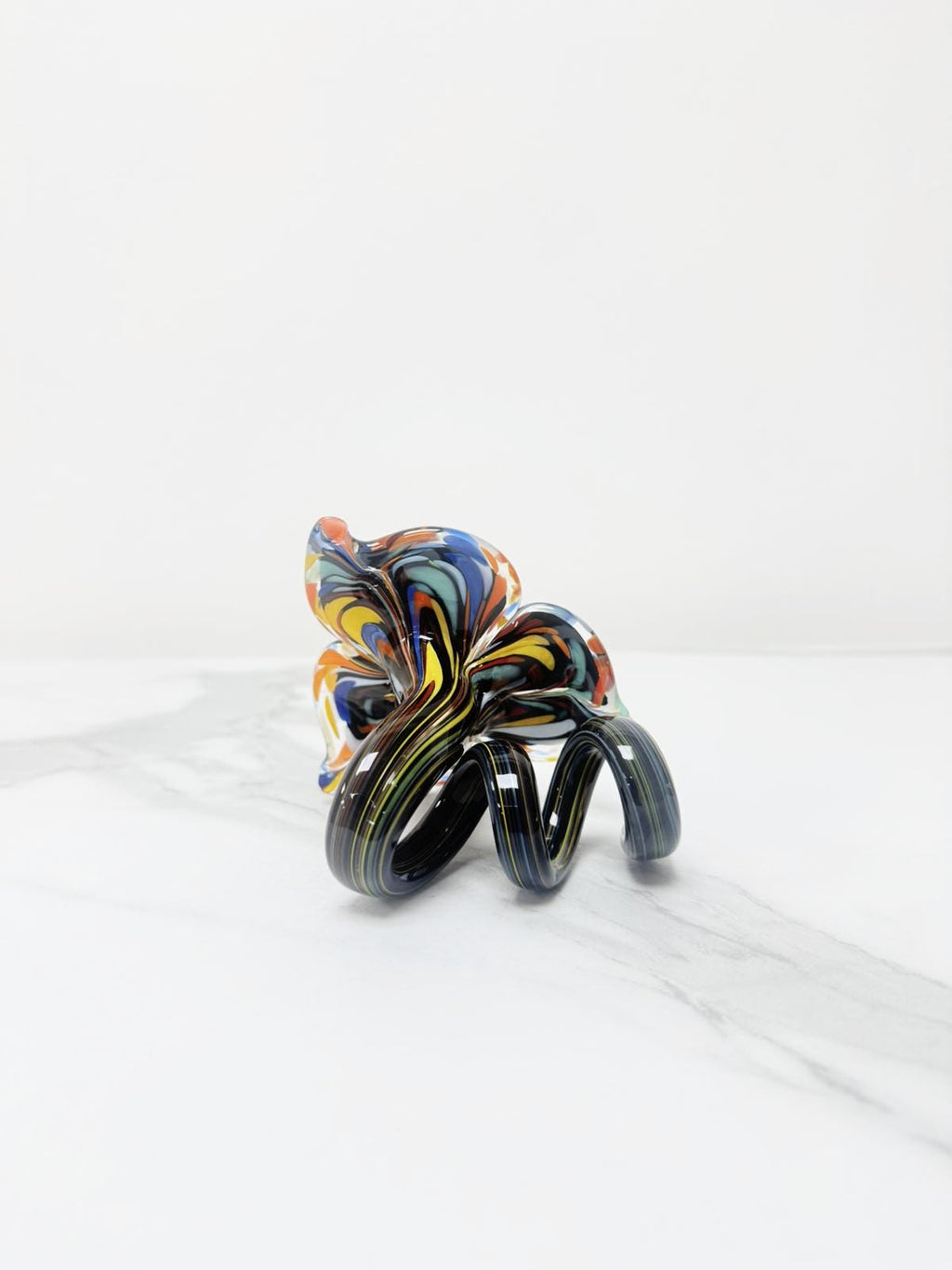 Murano Glass Flower Candle Holder | Certified Murano Glass | Made in Italy | Handmade | Collection 3 petali Mignon