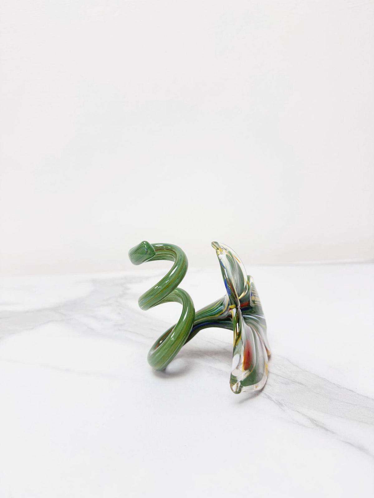 Murano Glass Flower Candle Holder | Certified Murano Glass | Made in Italy | Handmade | Collection 3 petali Mignon