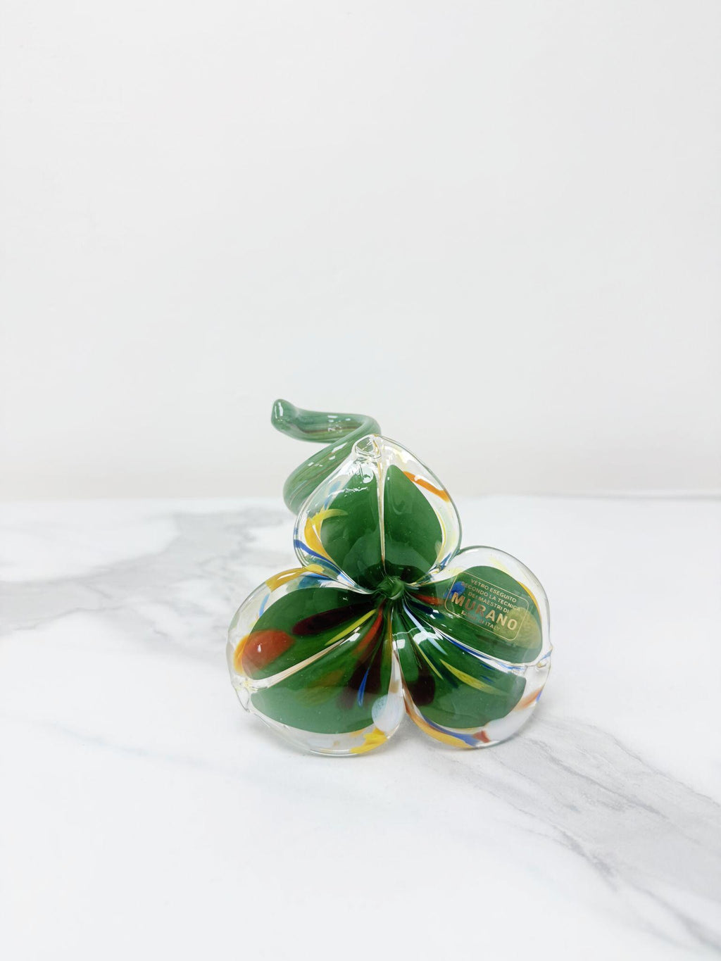 Murano Glass Flower Candle Holder | Certified Murano Glass | Made in Italy | Handmade | Collection 3 petali Mignon