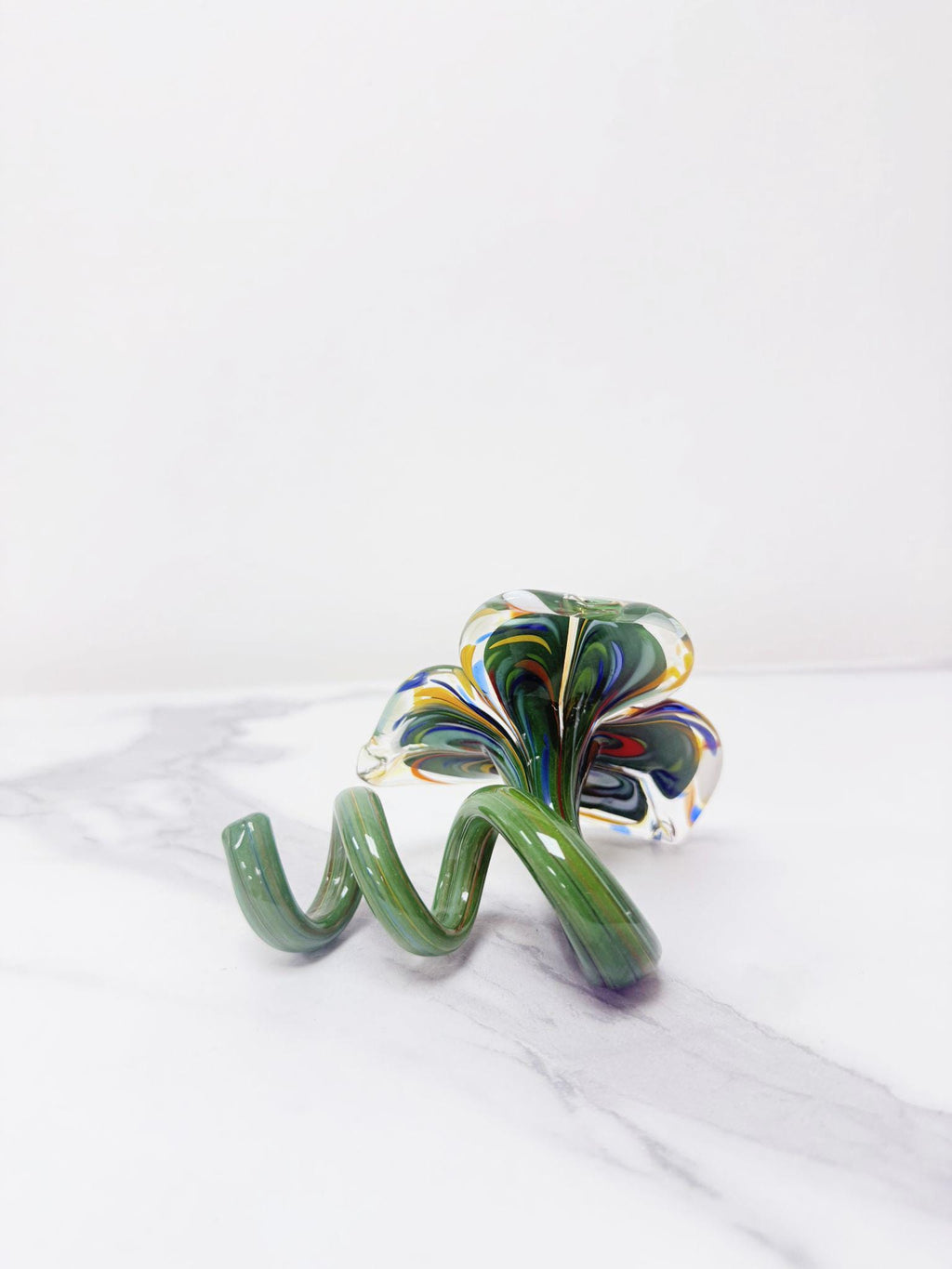 Murano Glass Flower Candle Holder | Certified Murano Glass | Made in Italy | Handmade | Collection 3 petali Mignon