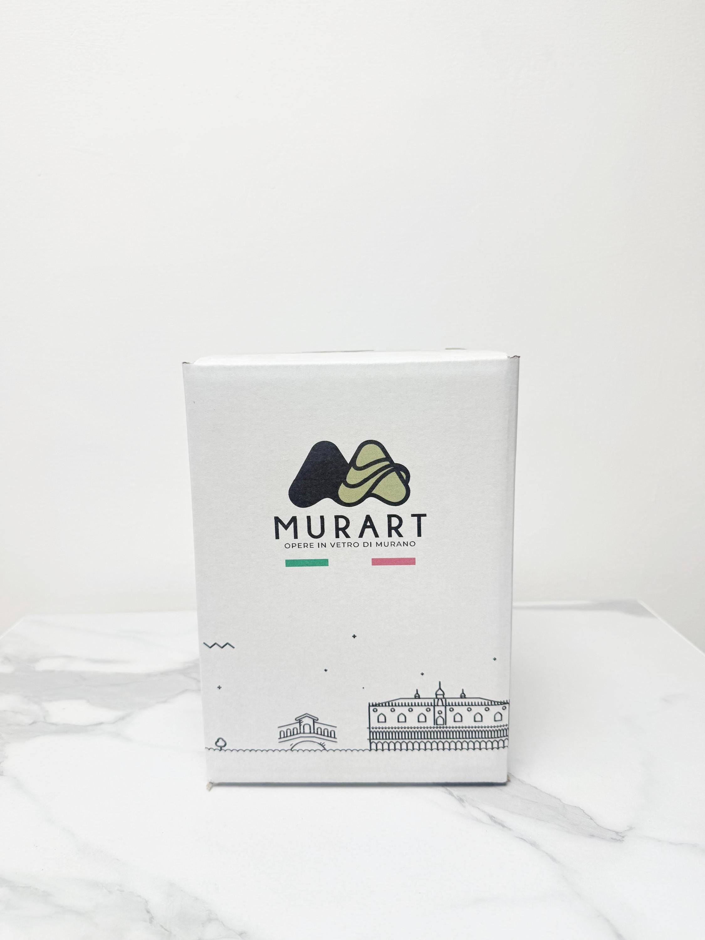 Murano Glass Table Clock | Certified Murano Glass | Made in Italy | Decorative Clock