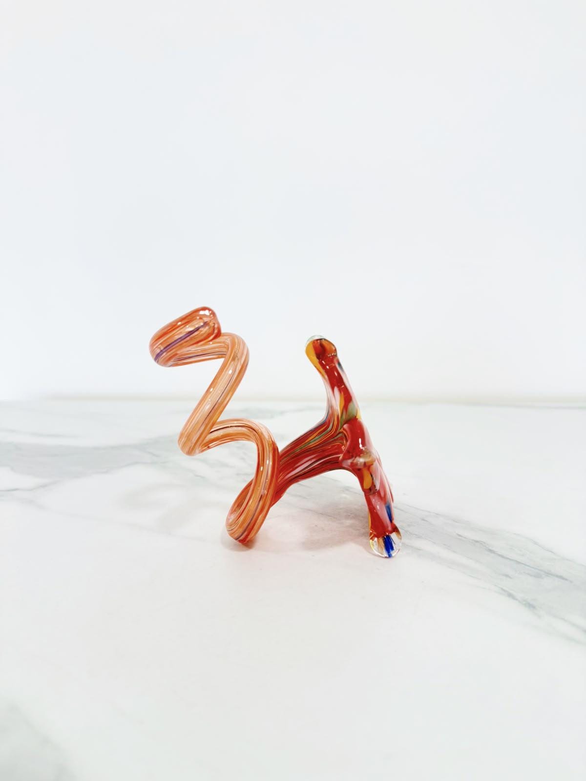 Murano Glass Flower Candle Holder | Certified Murano Glass | Made in Italy | Handmade | Collection 6 petali Mignon
