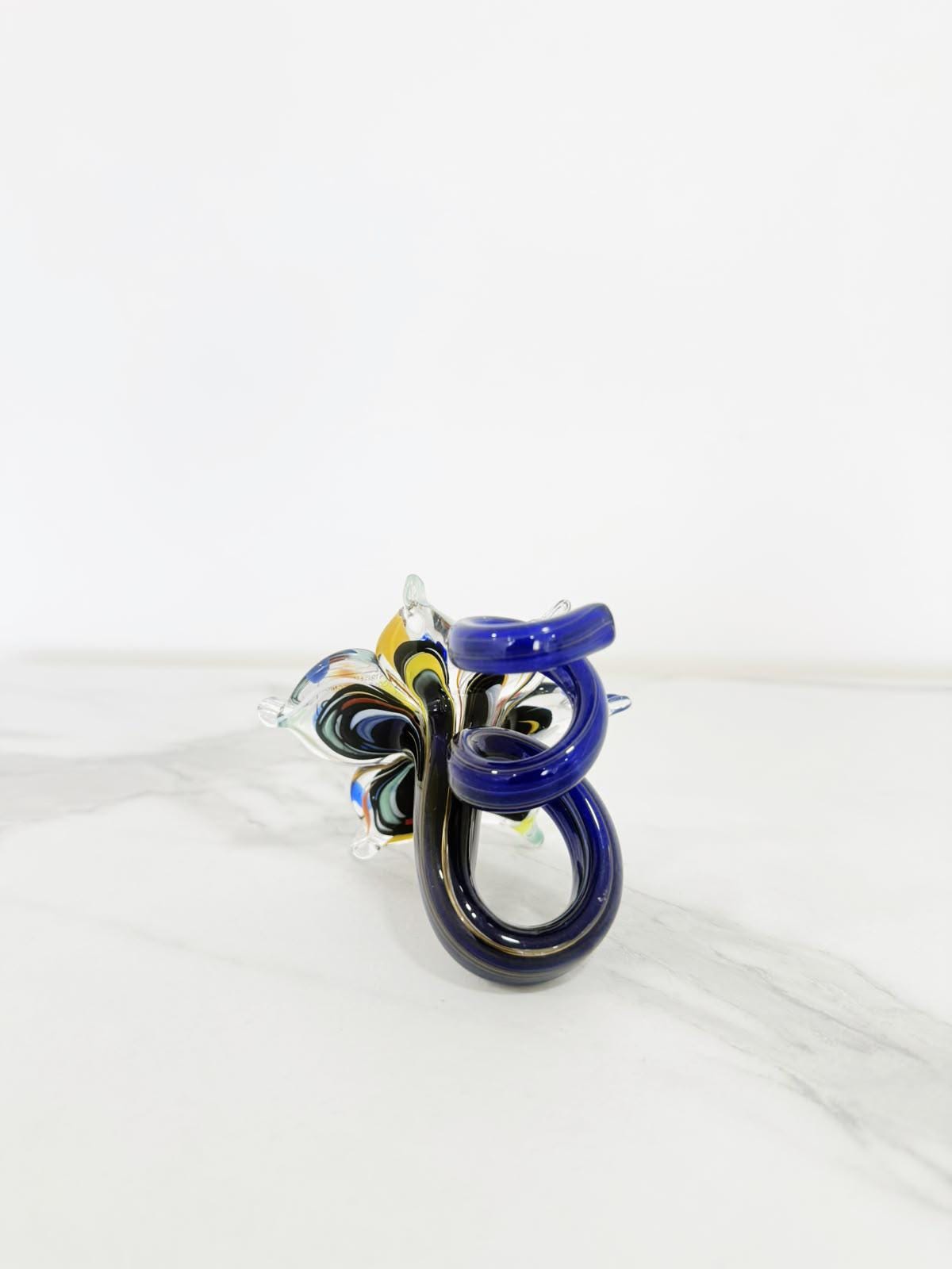 Murano Glass Flower Candle Holder | Certified Murano Glass | Made in Italy | Handmade | Collection 6 petali Mignon
