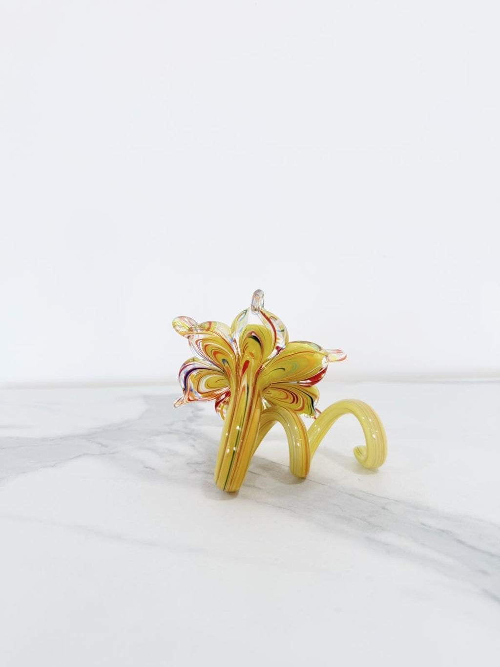 Murano Glass Flower Candle Holder | Certified Murano Glass | Made in Italy | Handmade | Collection 6 petali Mignon