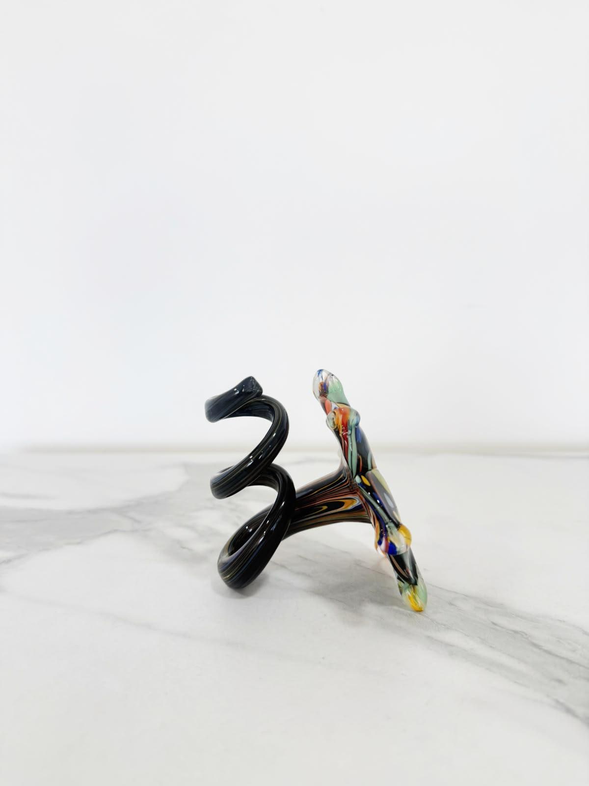 Murano Glass Flower Candle Holder | Certified Murano Glass | Made in Italy | Handmade | Collection 6 petali Mignon