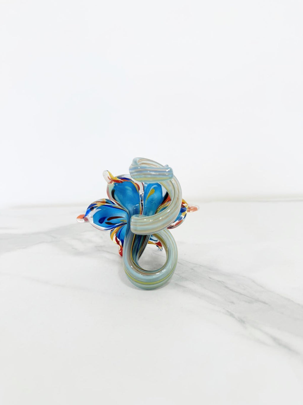 Murano Glass Flower Candle Holder | Certified Murano Glass | Made in Italy | Handmade | Collection 6 petali Mignon