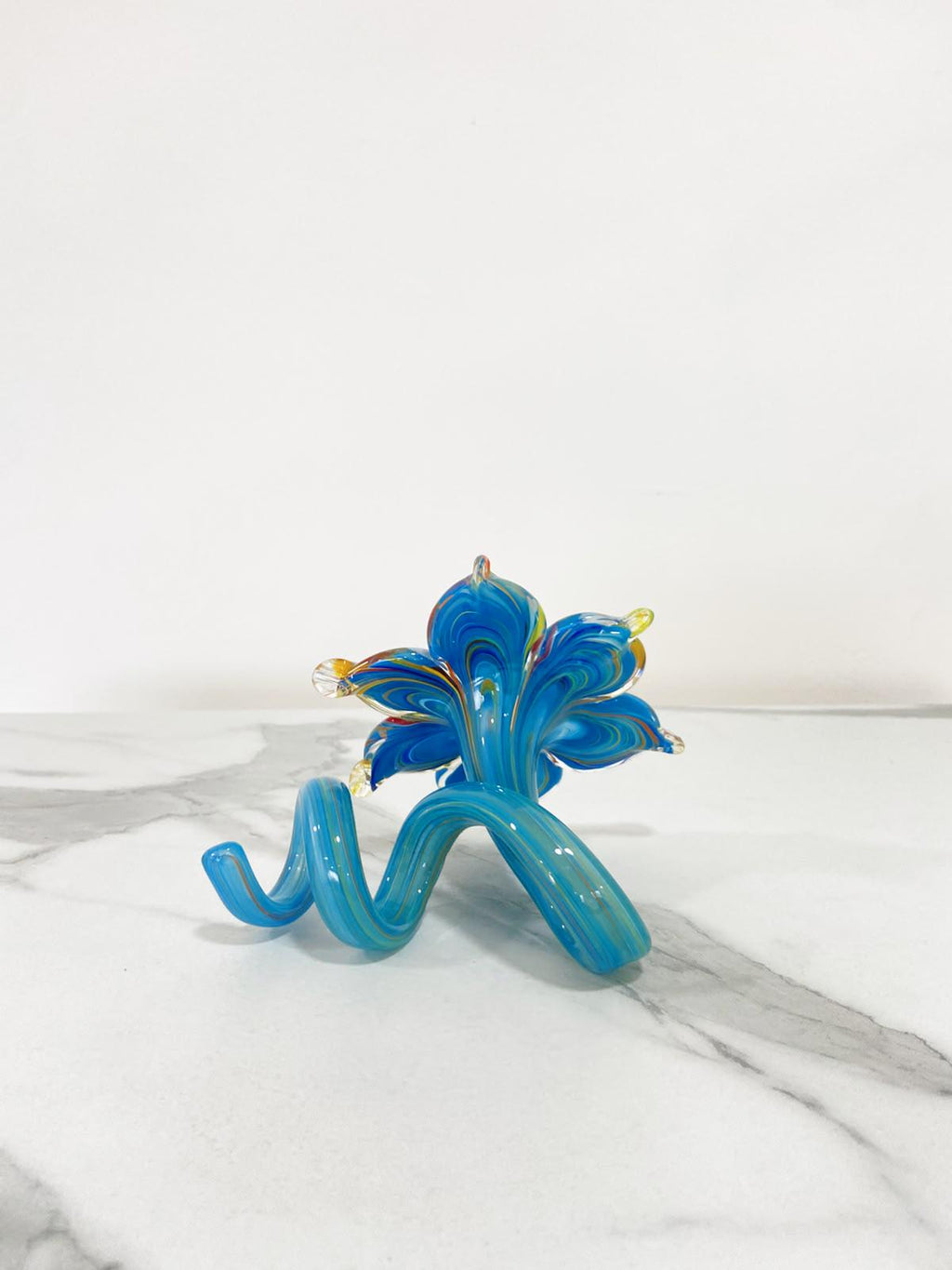 Murano Glass Flower Candle Holder | Certified Murano Glass | Made in Italy | Handmade | Collection 6 petali