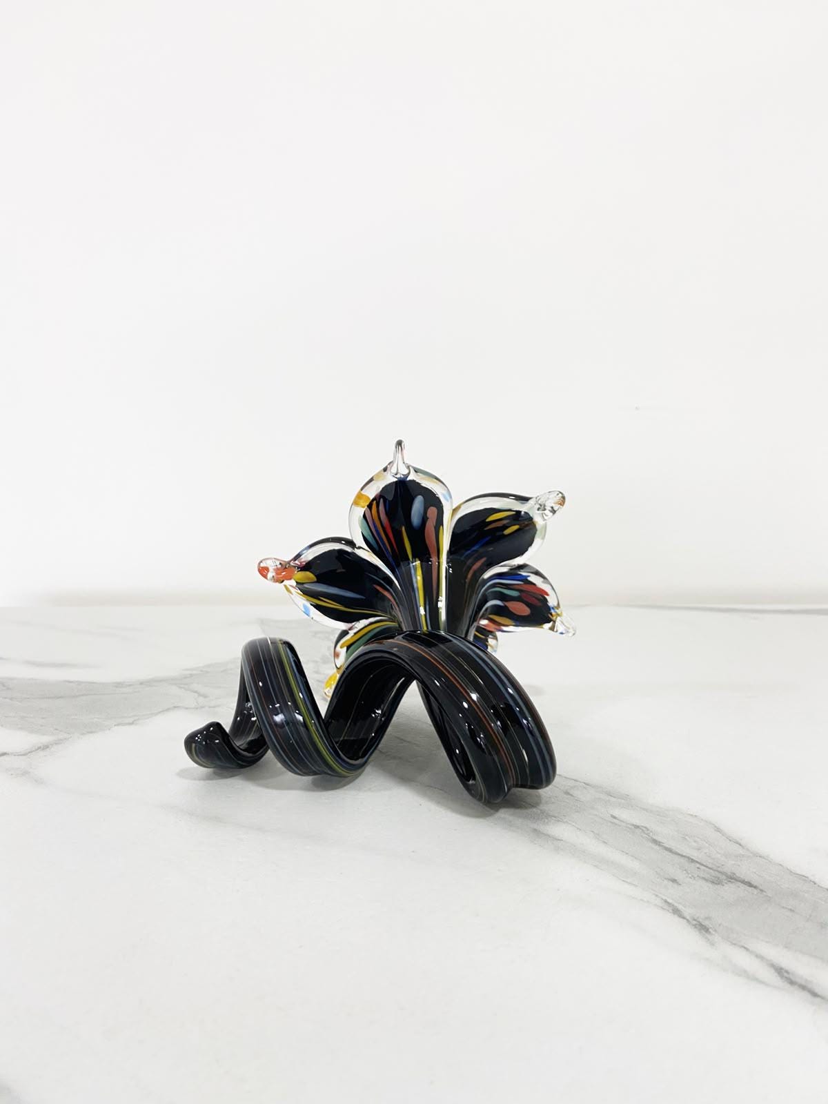 Murano Glass Flower Candle Holder | Certified Murano Glass | Made in Italy | Handmade | Collection 6 petali