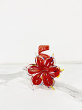 Murano Glass Flower Candle Holder | Certified Murano Glass | Made in Italy | Handmade | Collection 6 petali