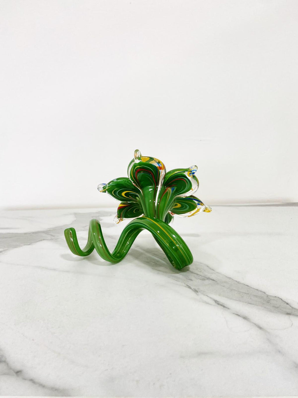 Murano Glass Flower Candle Holder | Certified Murano Glass | Made in Italy | Handmade | Collection 6 petali