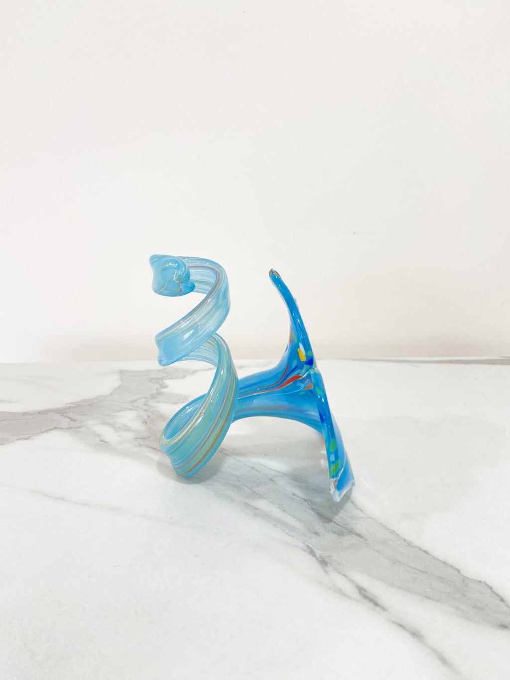 Murano Glass Flower Candle Holder | Certified Murano Glass | Made in Italy | Handmade | Collection 3 petali