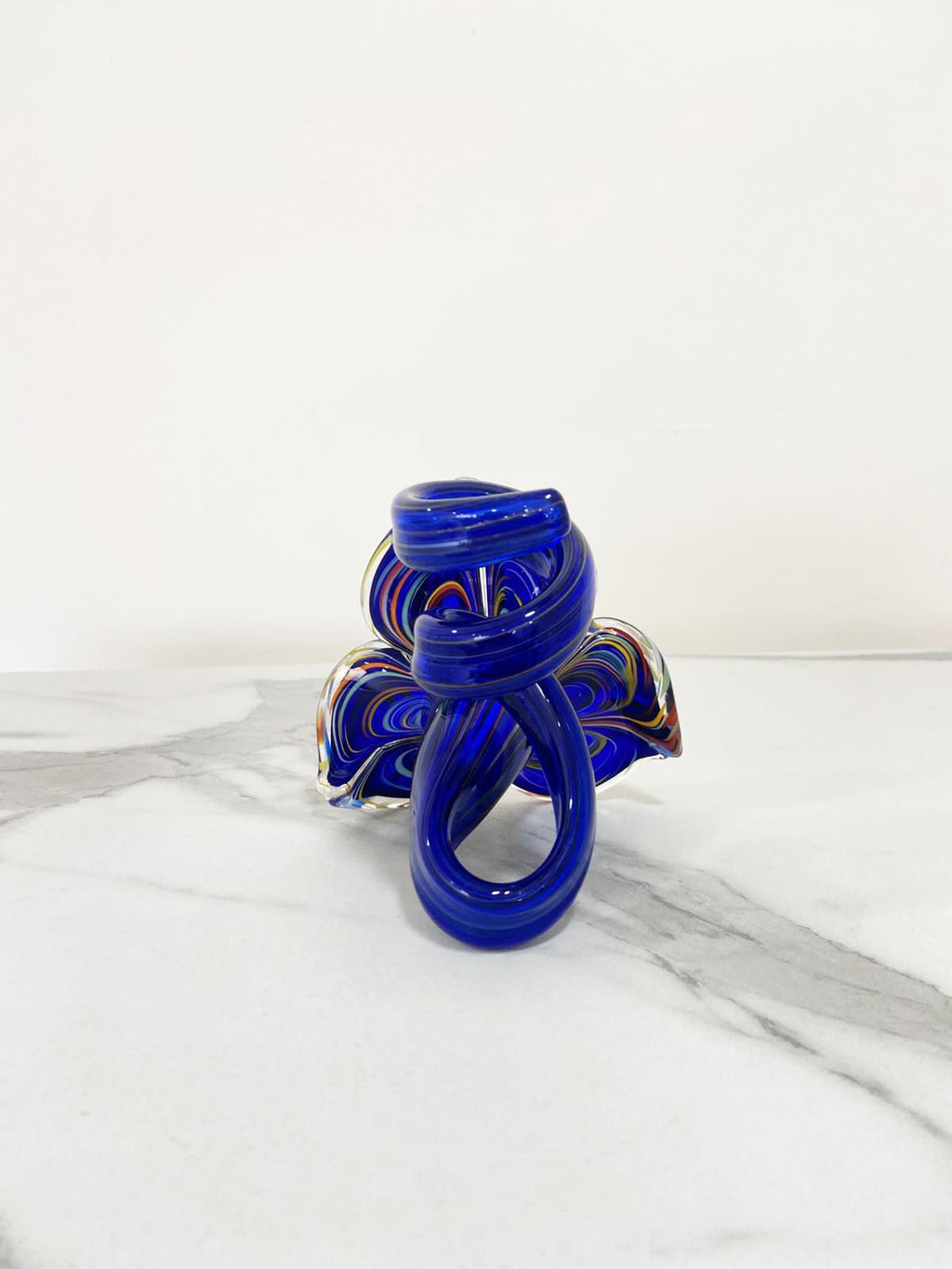 Murano Glass Flower Candle Holder | Certified Murano Glass | Made in Italy | Handmade | Collection 3 petali