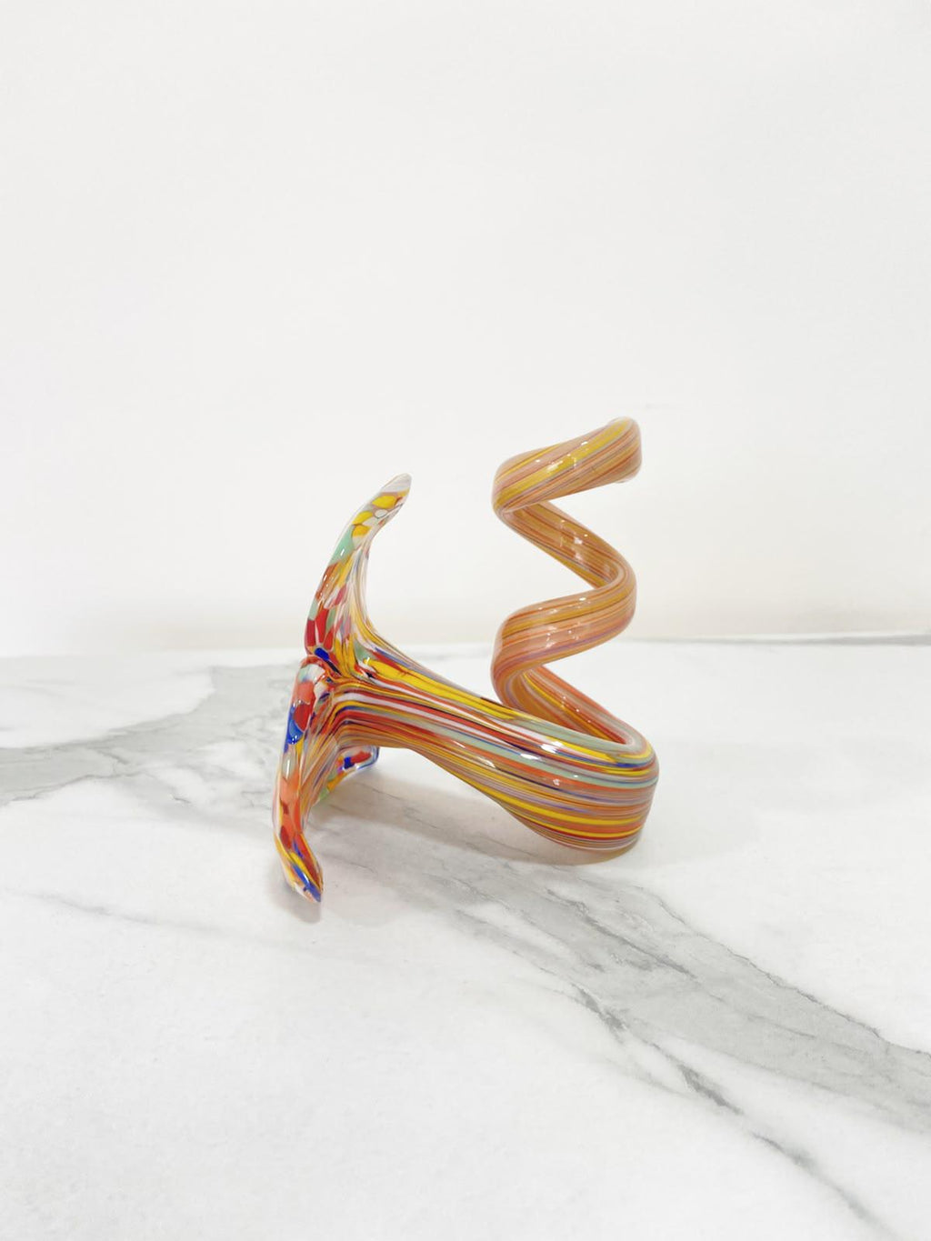 Murano Glass Flower Candle Holder | Certified Murano Glass | Made in Italy | Handmade | Collection 3 petali