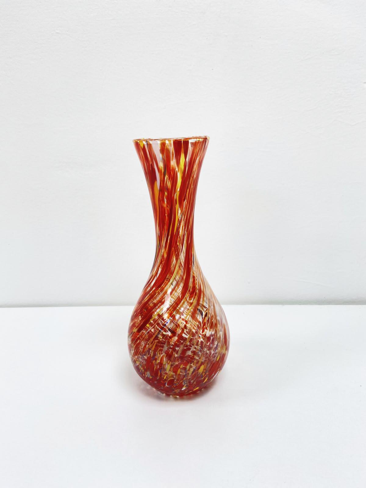 Murano Glass Vase | Certified Murano Glass | Made in Italy | Decorative Vase | Collection Imbuto
