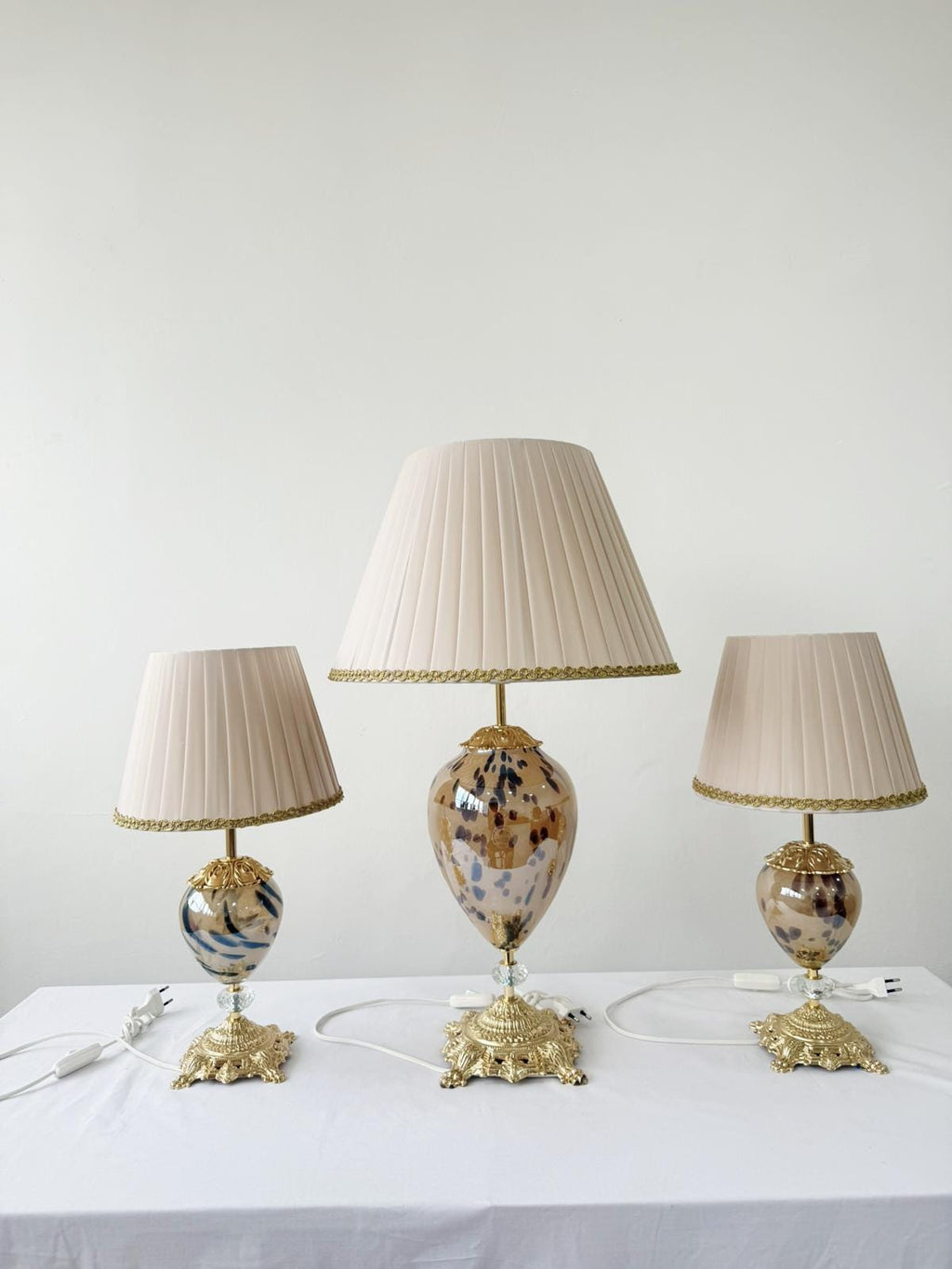 Murano Glass Table Lamp | Certified Murano Glass | Made in Italy | Decorative Lamp | Collection Mary